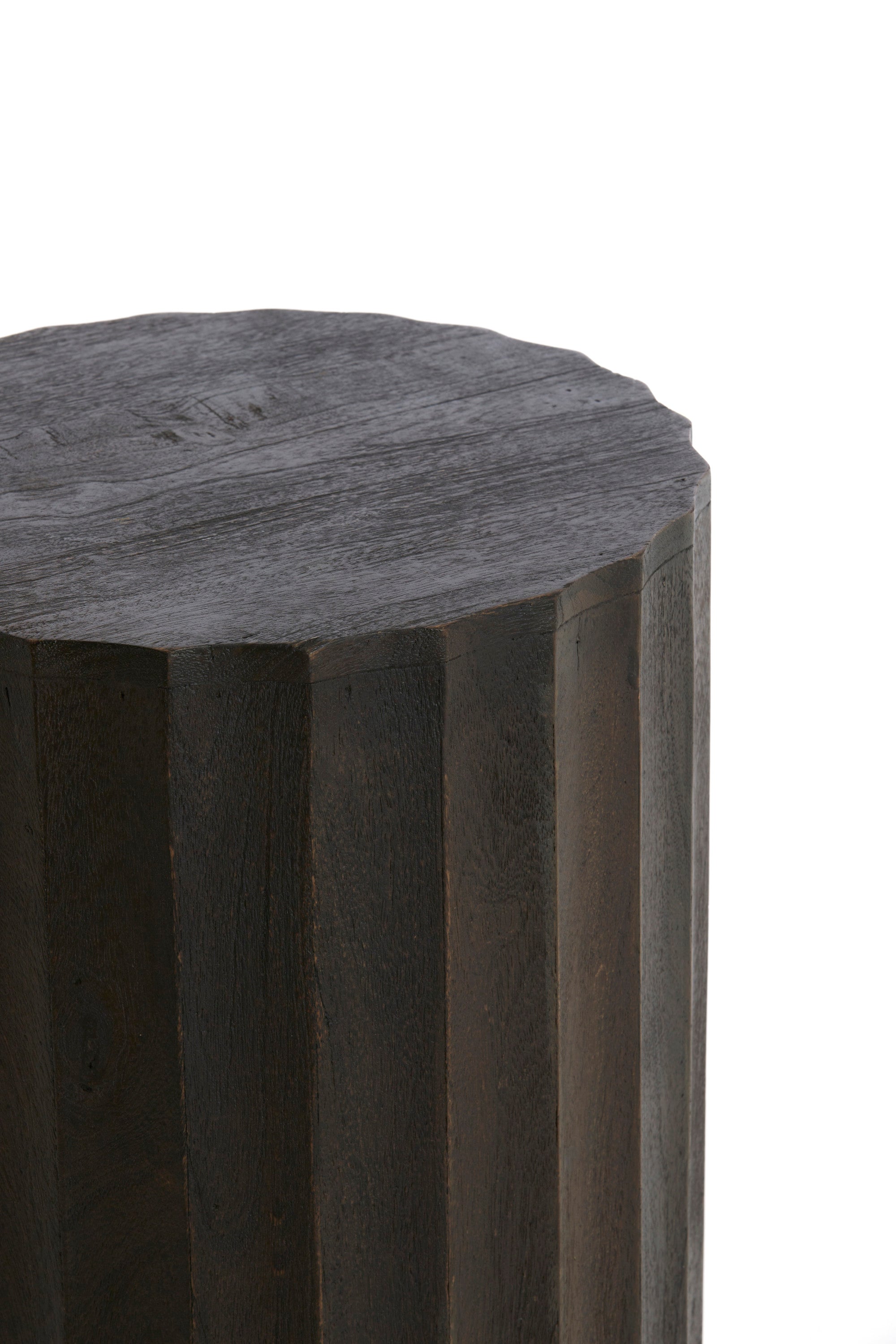 Ellena Matt Dark Russet Wood Plinth 100cm