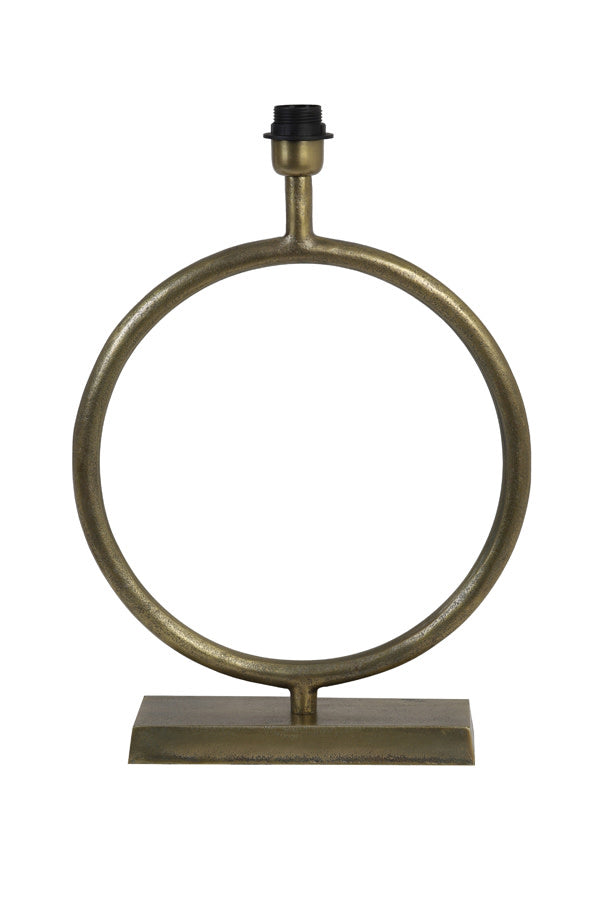 Livu Raw Antique Bronze Metal Table Lamp Base 50cm