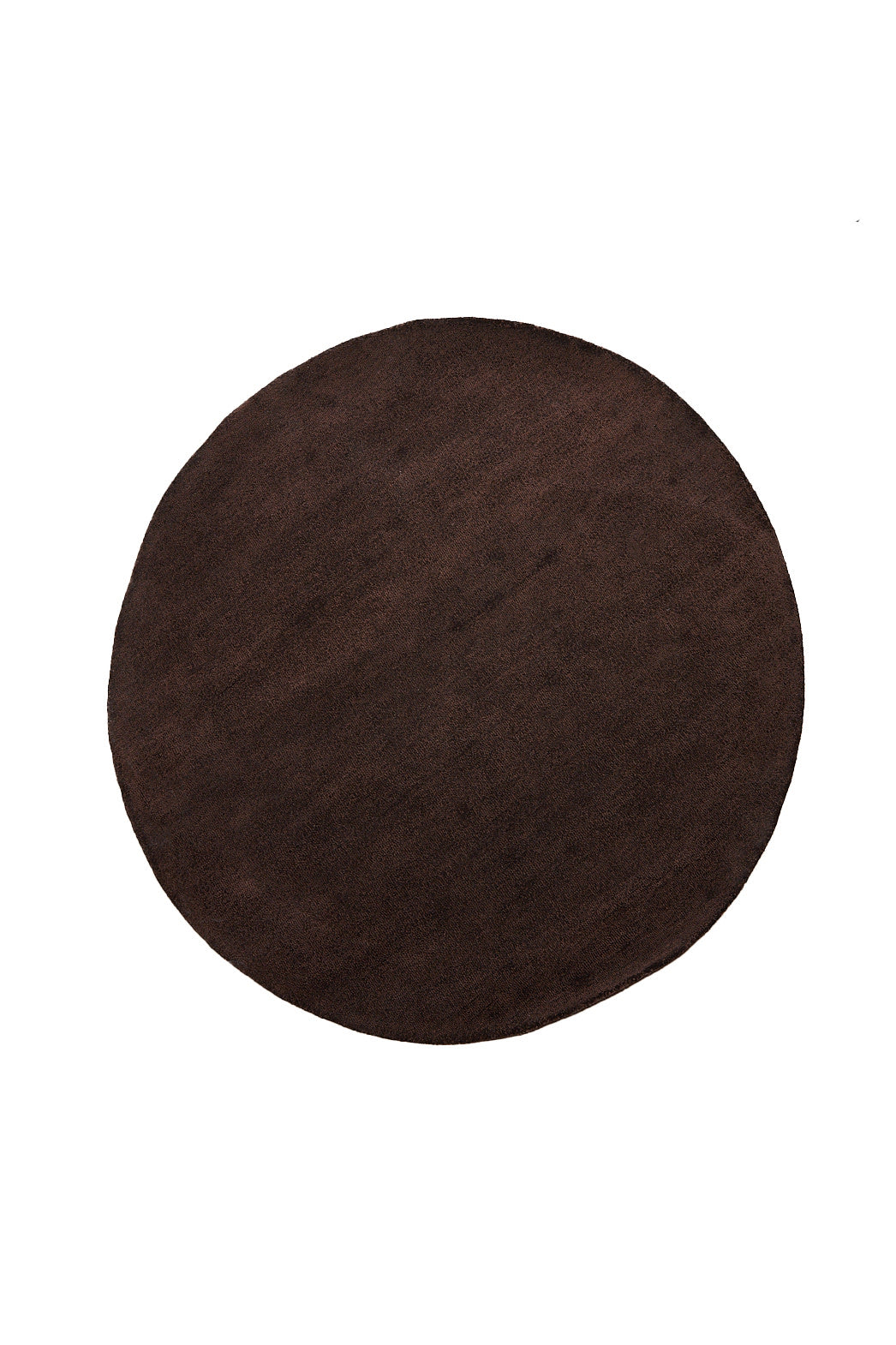 Arcola Dark Brown Round Rug 220cm