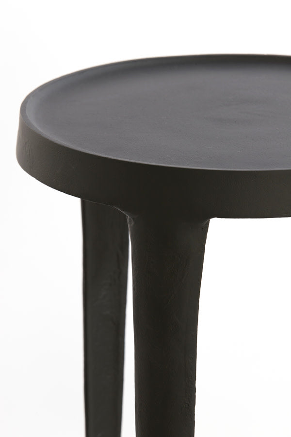 Tobias Set of 2 Black Metal Plinths
