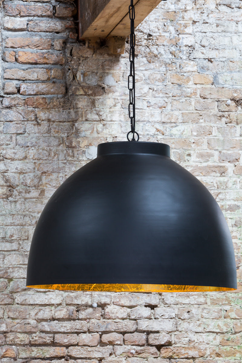 Kylie Black/Gold Metal Pendant Light 60cm