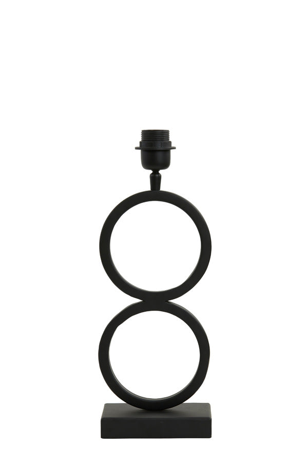Stelios Matt Black Metal Table Lamp Base 36cm