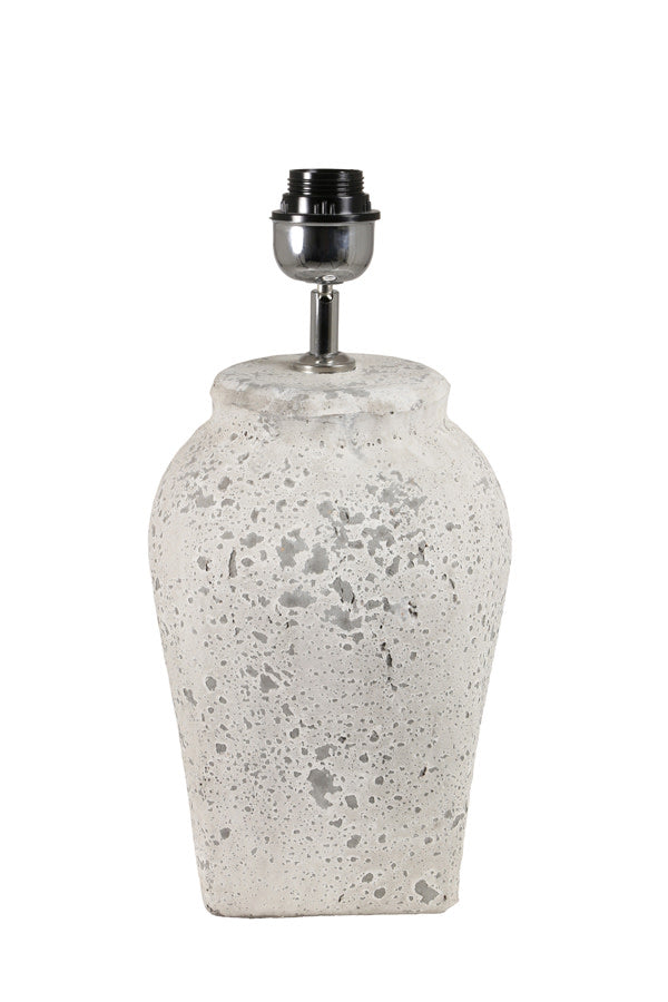 Hekla Light Grey Ceramic Table Lamp Base
