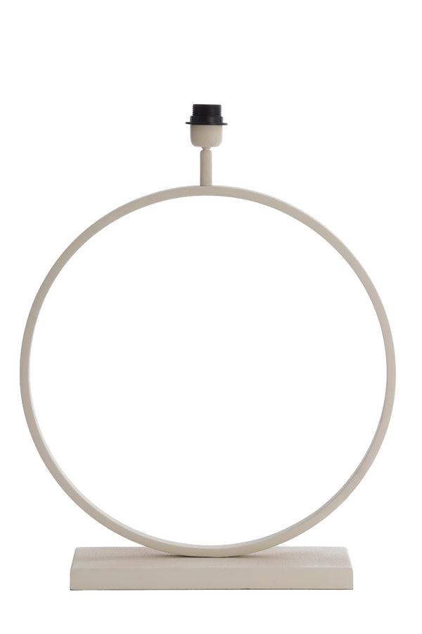 Liva Cream Metal Table Lamp Base 64cm