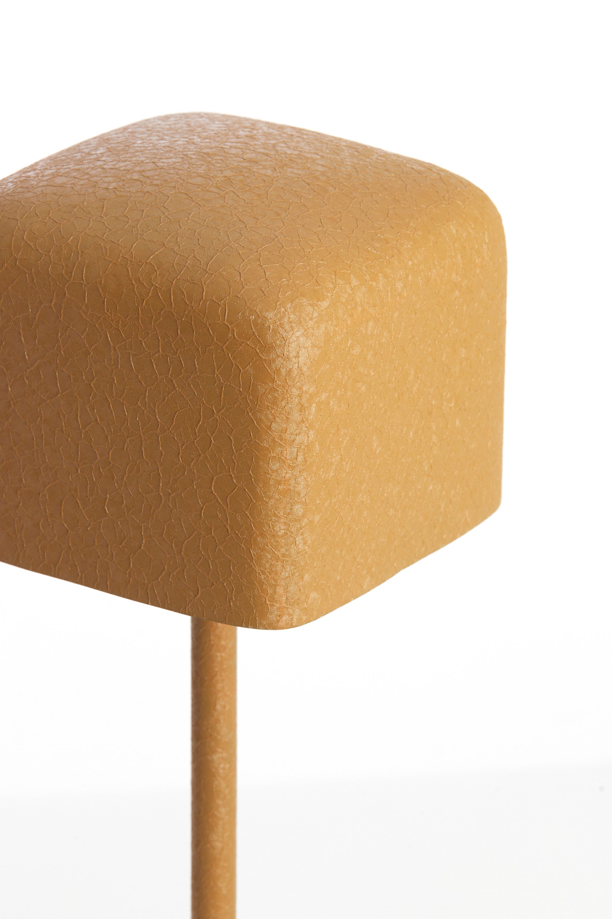 Elenie Matt Ochre Yellow Metal Table Lamp 46cm