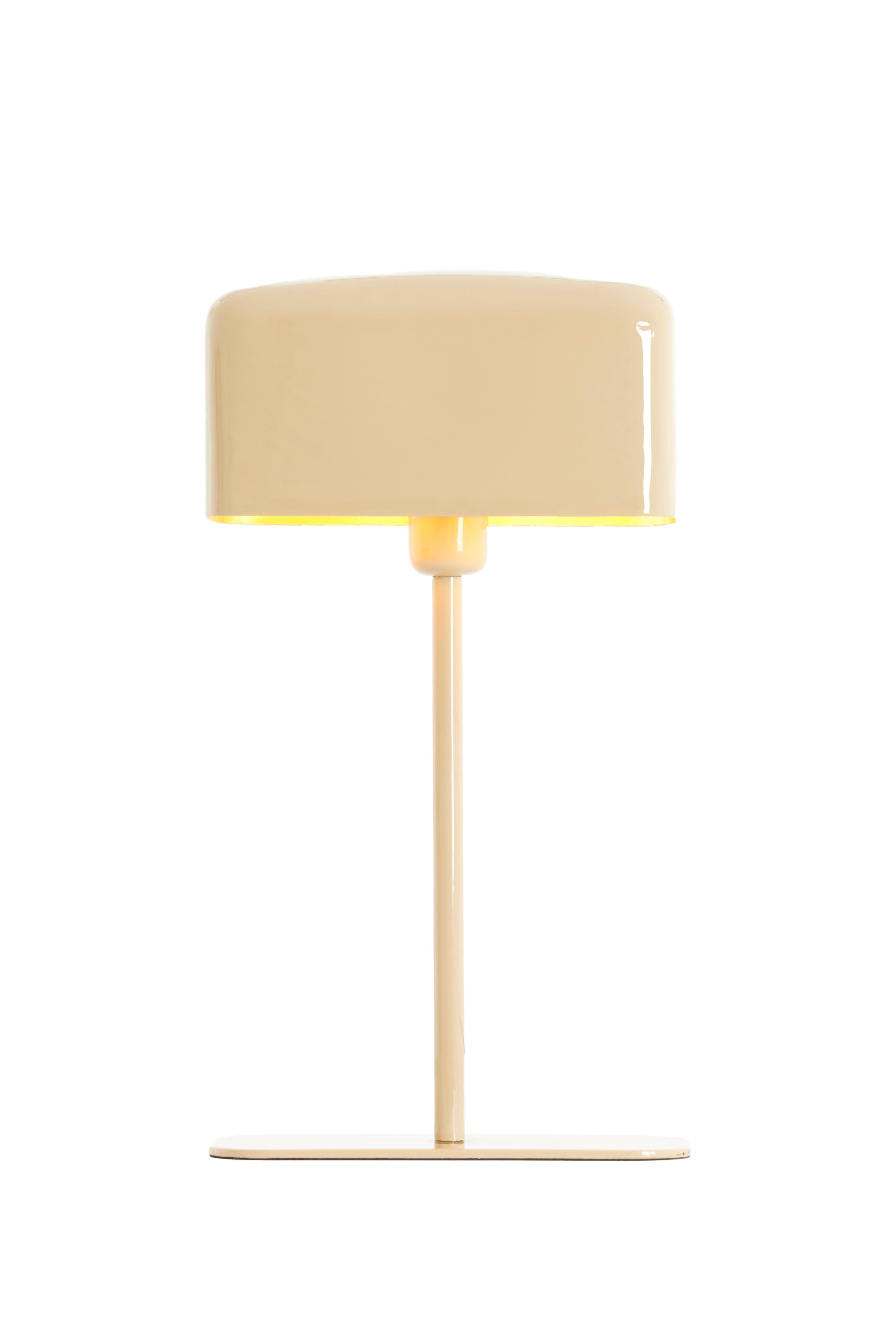 Elenie Gloss Sand Metal Table Lamp 48cm