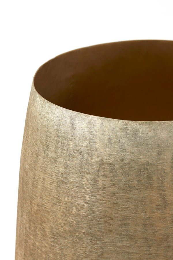 Genoli Gold Metal Decorative Planter