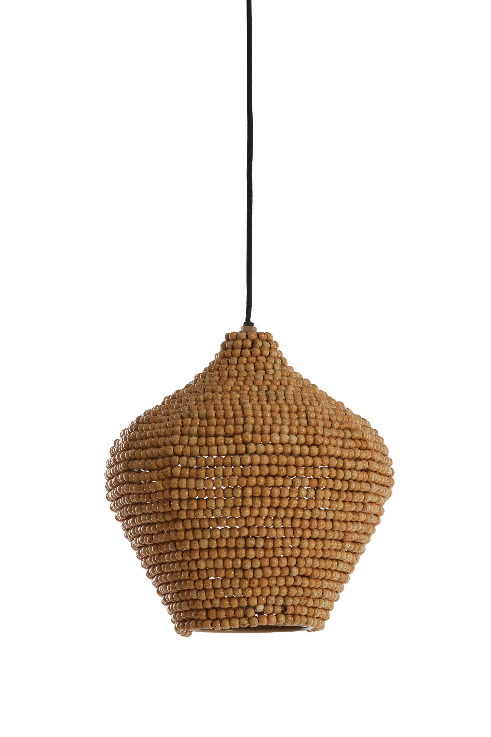Kalenga Beads Natural Metal Pendant Light 28cm