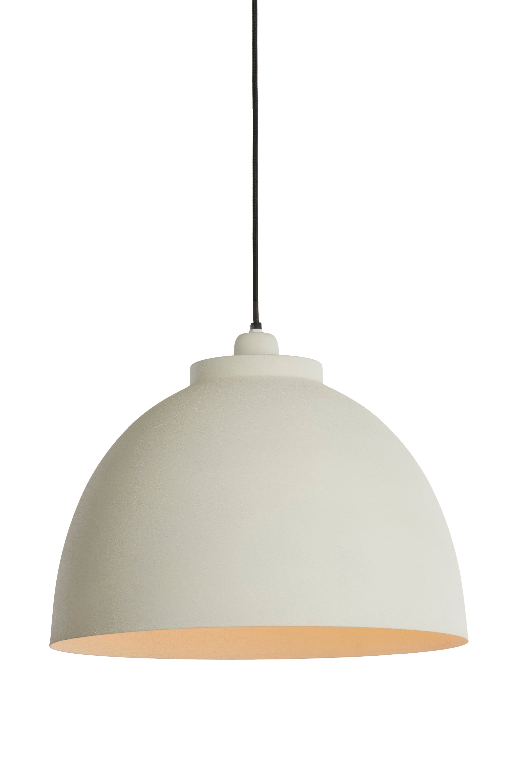 Kylie Cream Metal Pendant Light 45cm