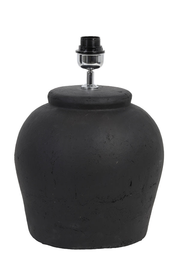 Etna Matt Black Ceramic Table Lamp Base