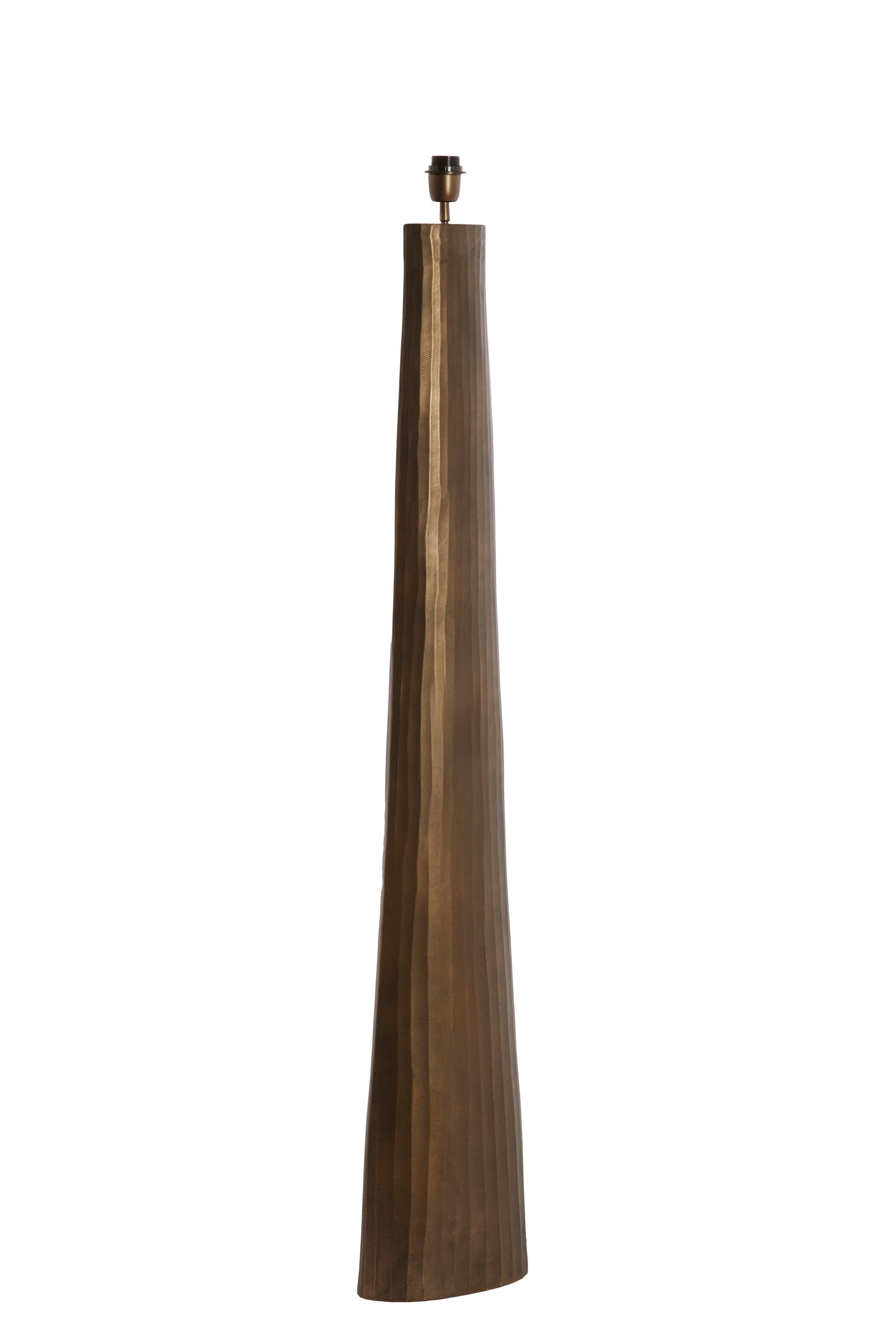Mijas Brown Bronze Metal Floor Lamp Base 144cm