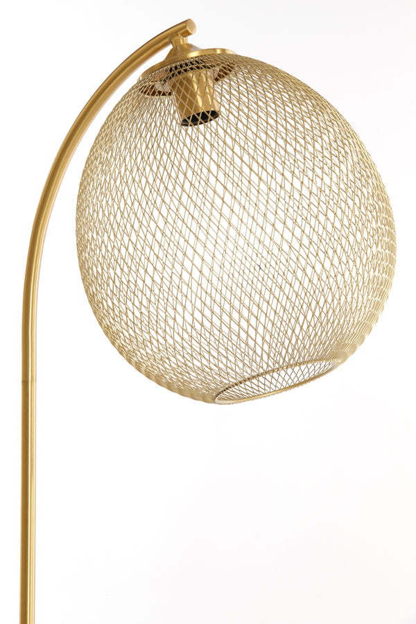 Moroc Gold Metal Floor Lamp