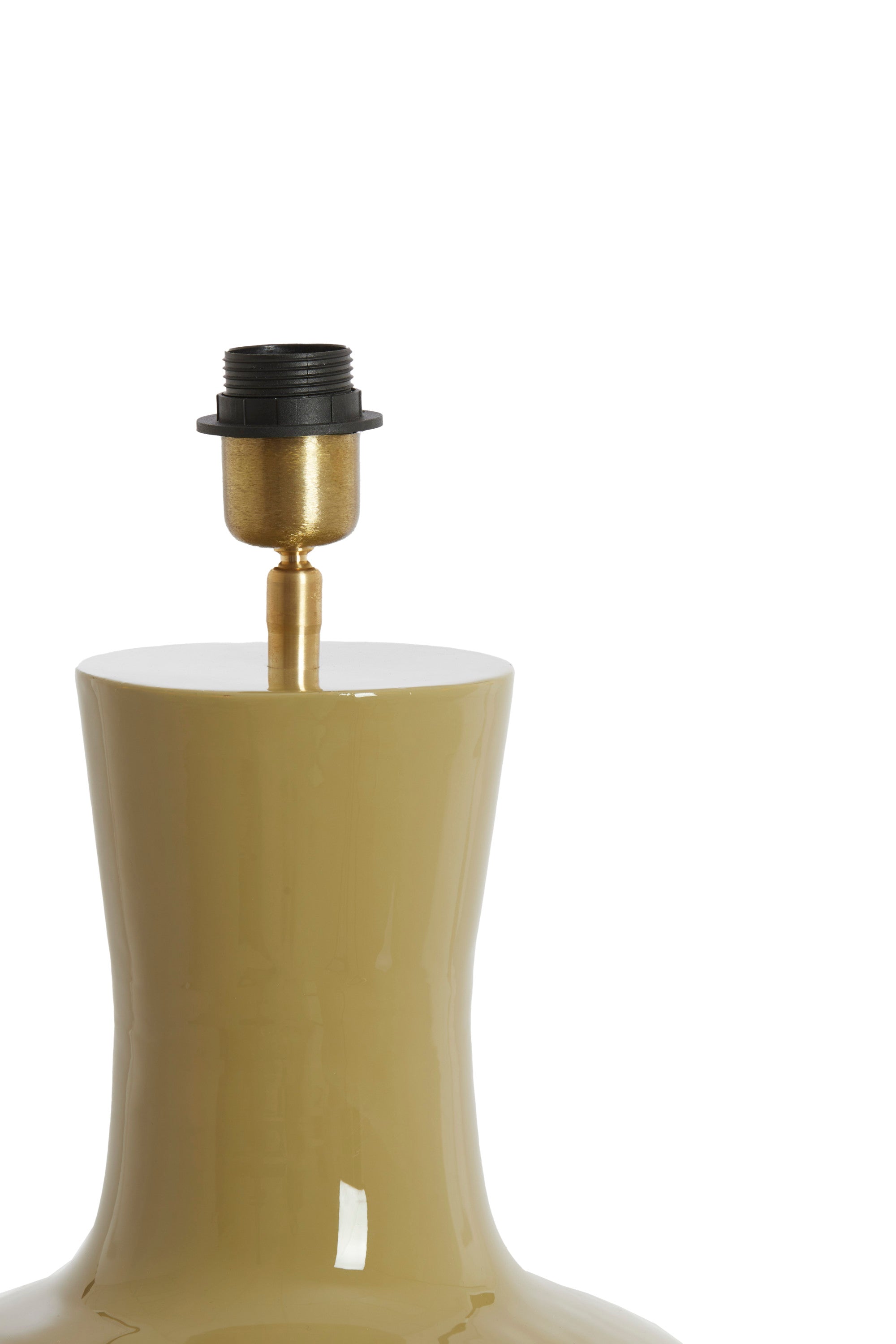 Nana Gloss Olive Green Metal Table Lamp Base 51cm