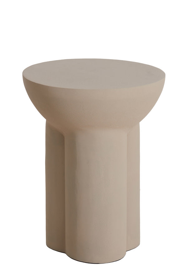 Polinna Matt Sand Side Table