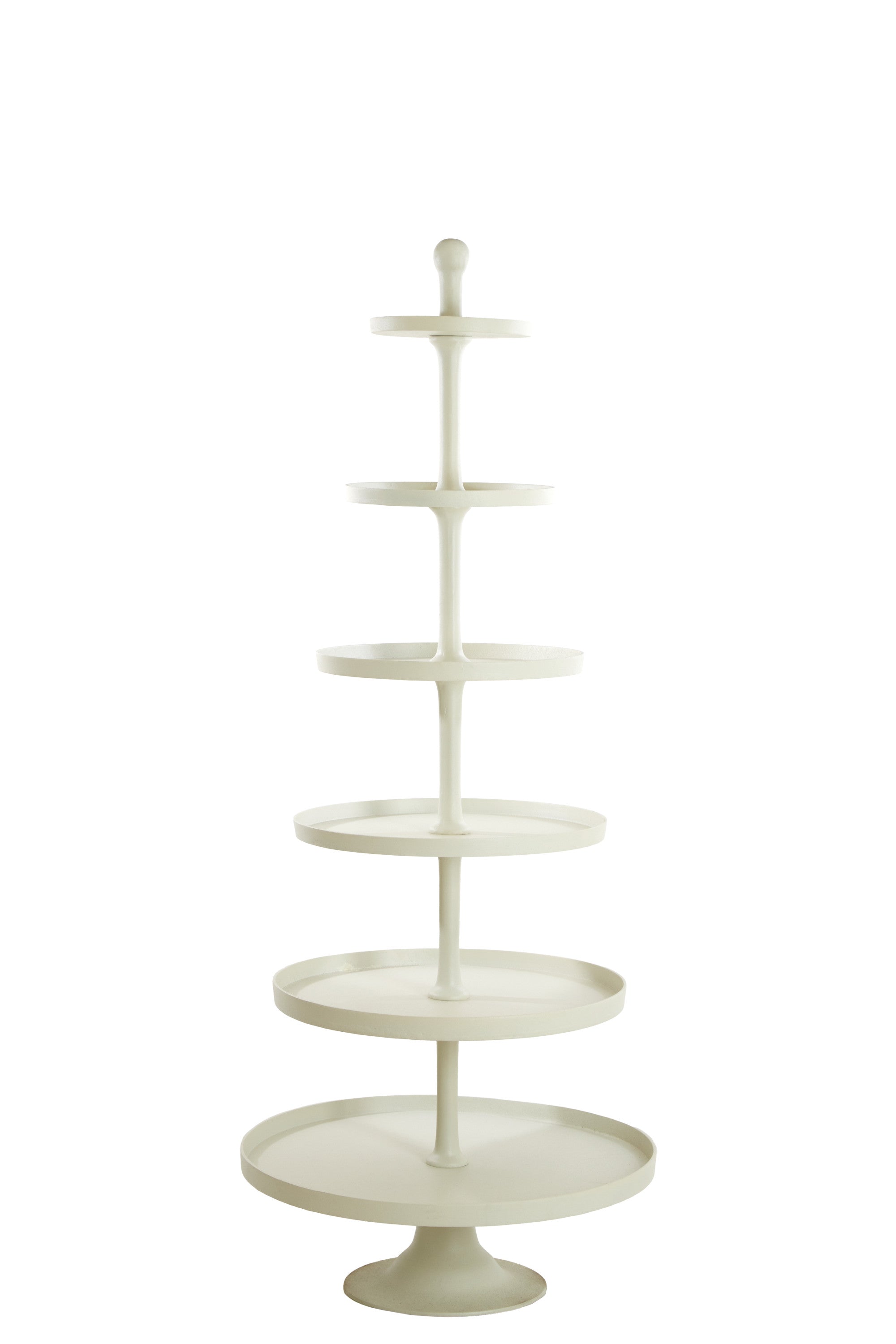 Hokksund Cream Metal 6 Tier Display Unit