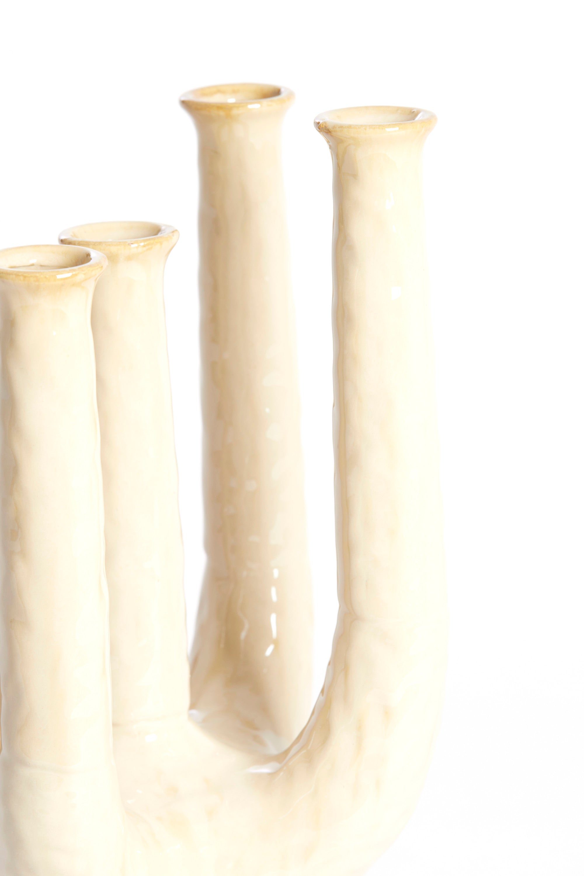 Leonjo Sand/Beige Ceramic Vase 36cm