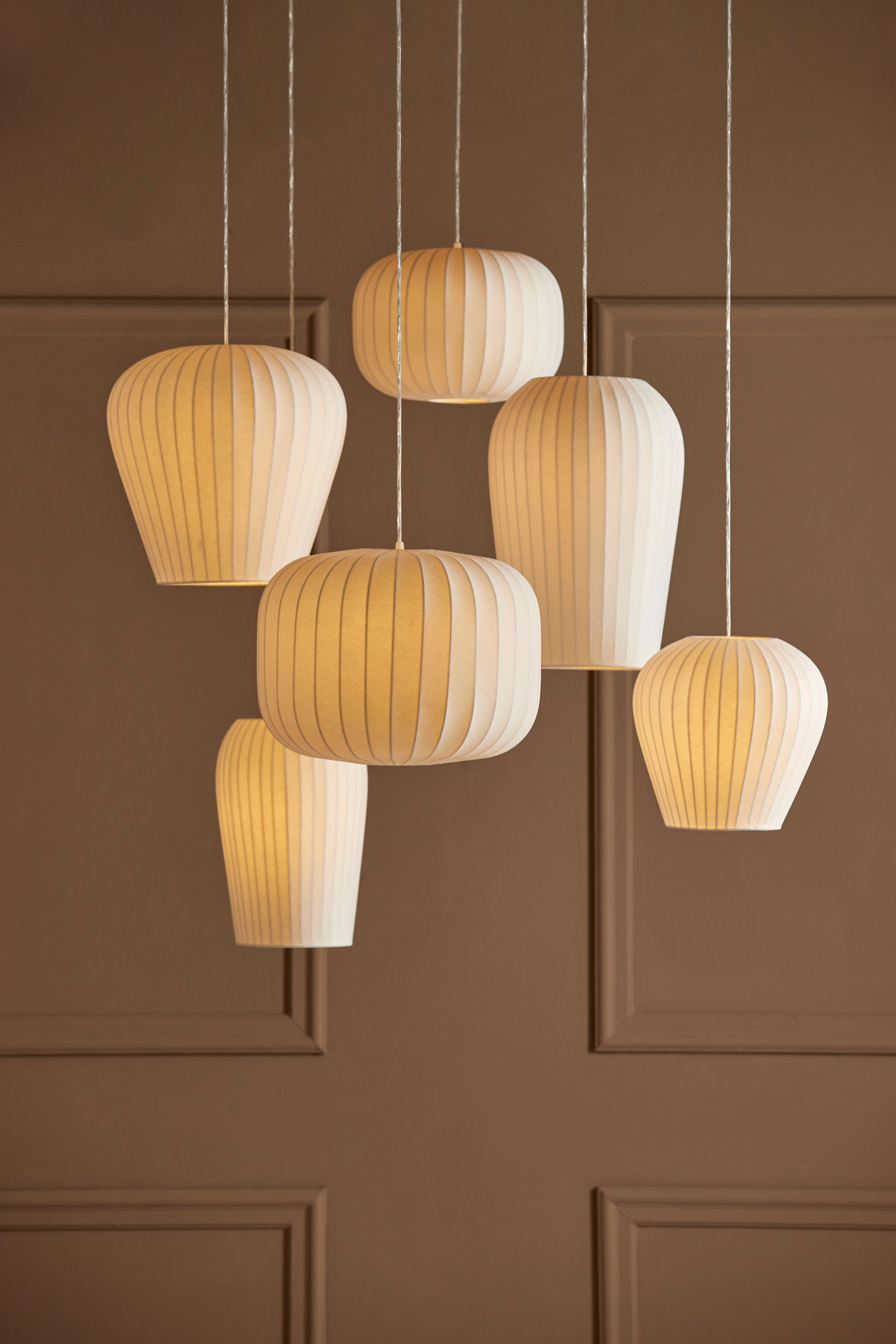 Lexa White Pendant Light 35cm