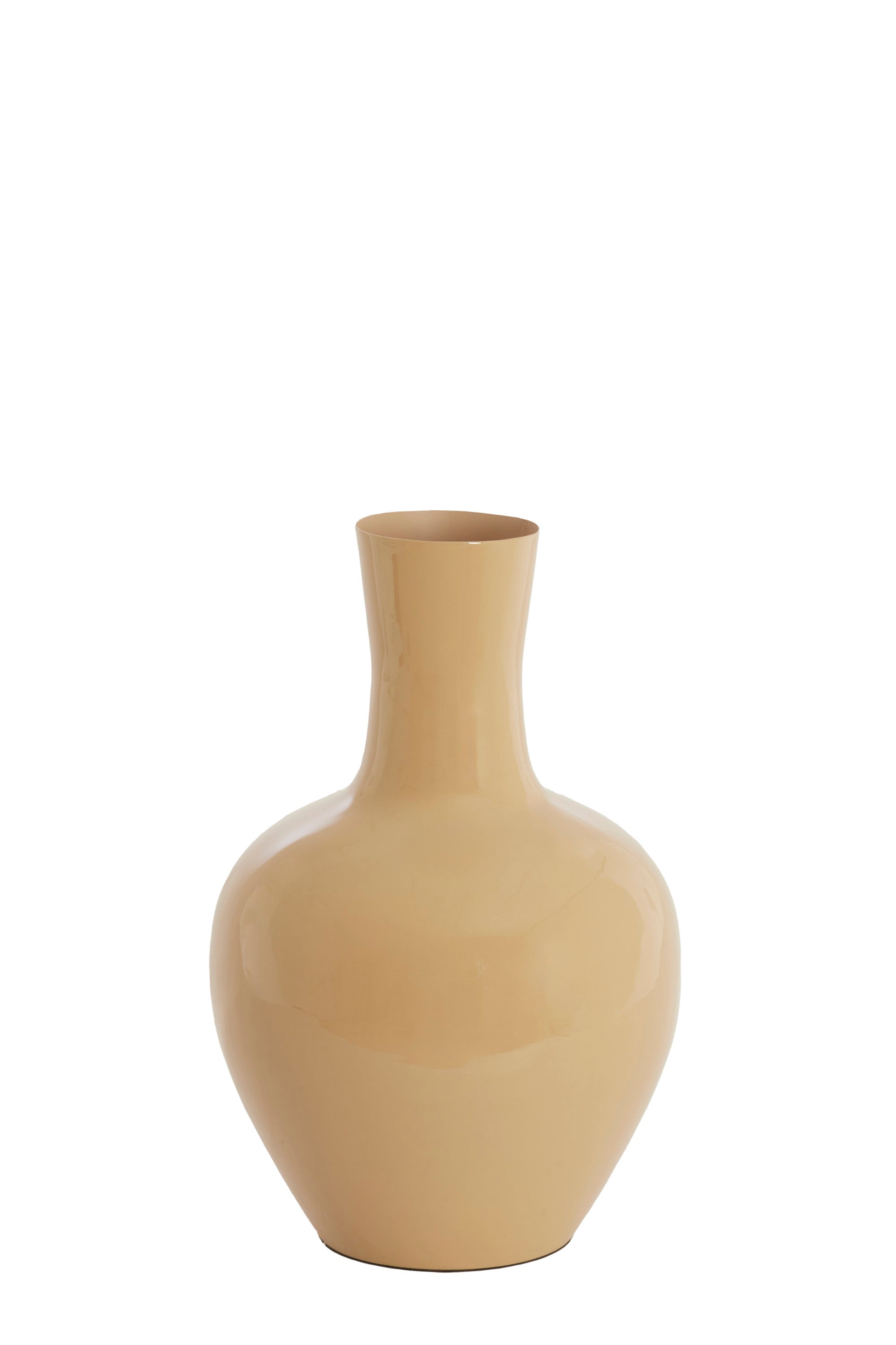 Nana Gloss Sand Metal Vase 50cm