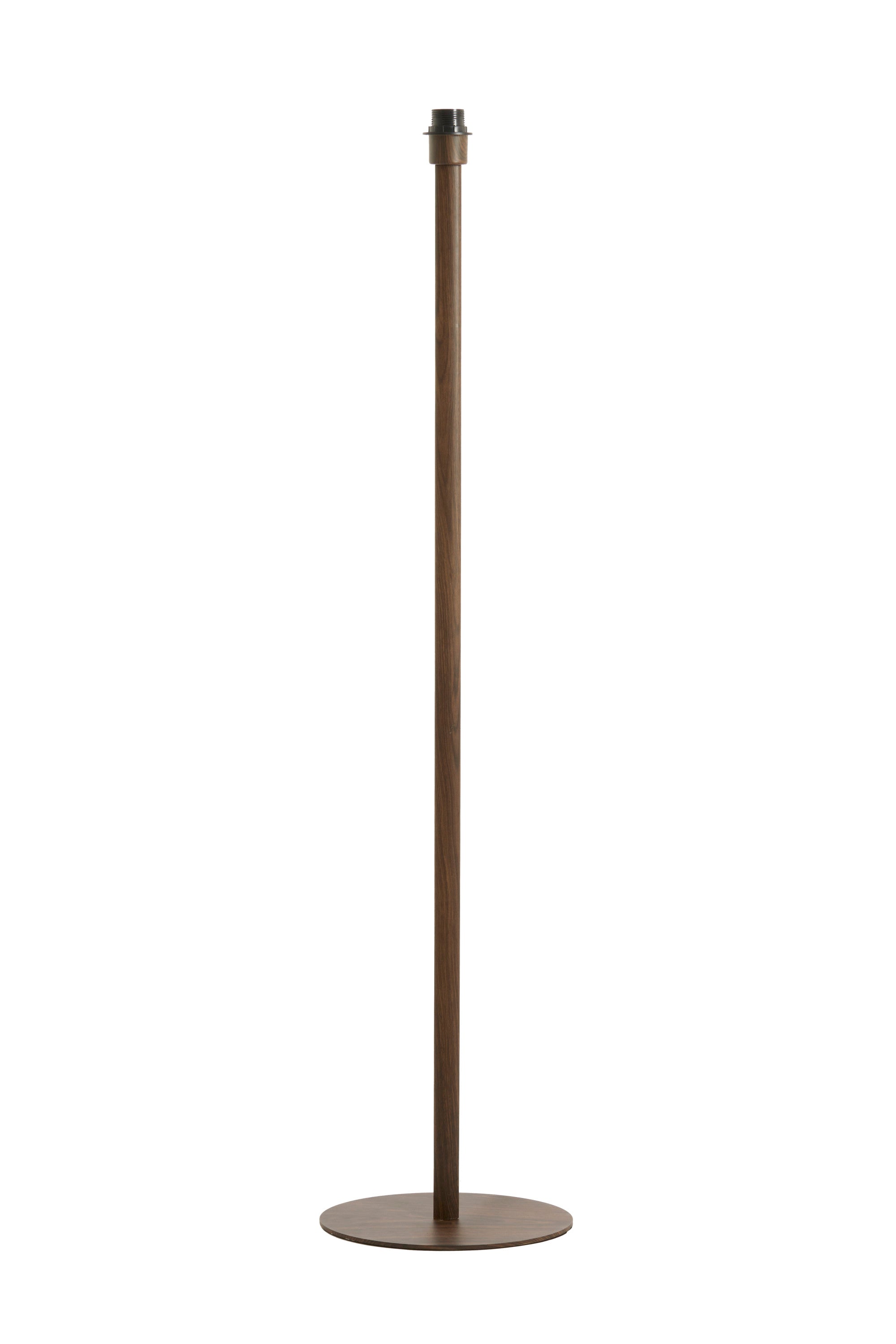 Cerini Dark Brown Wood Effect Floor Lamp Base