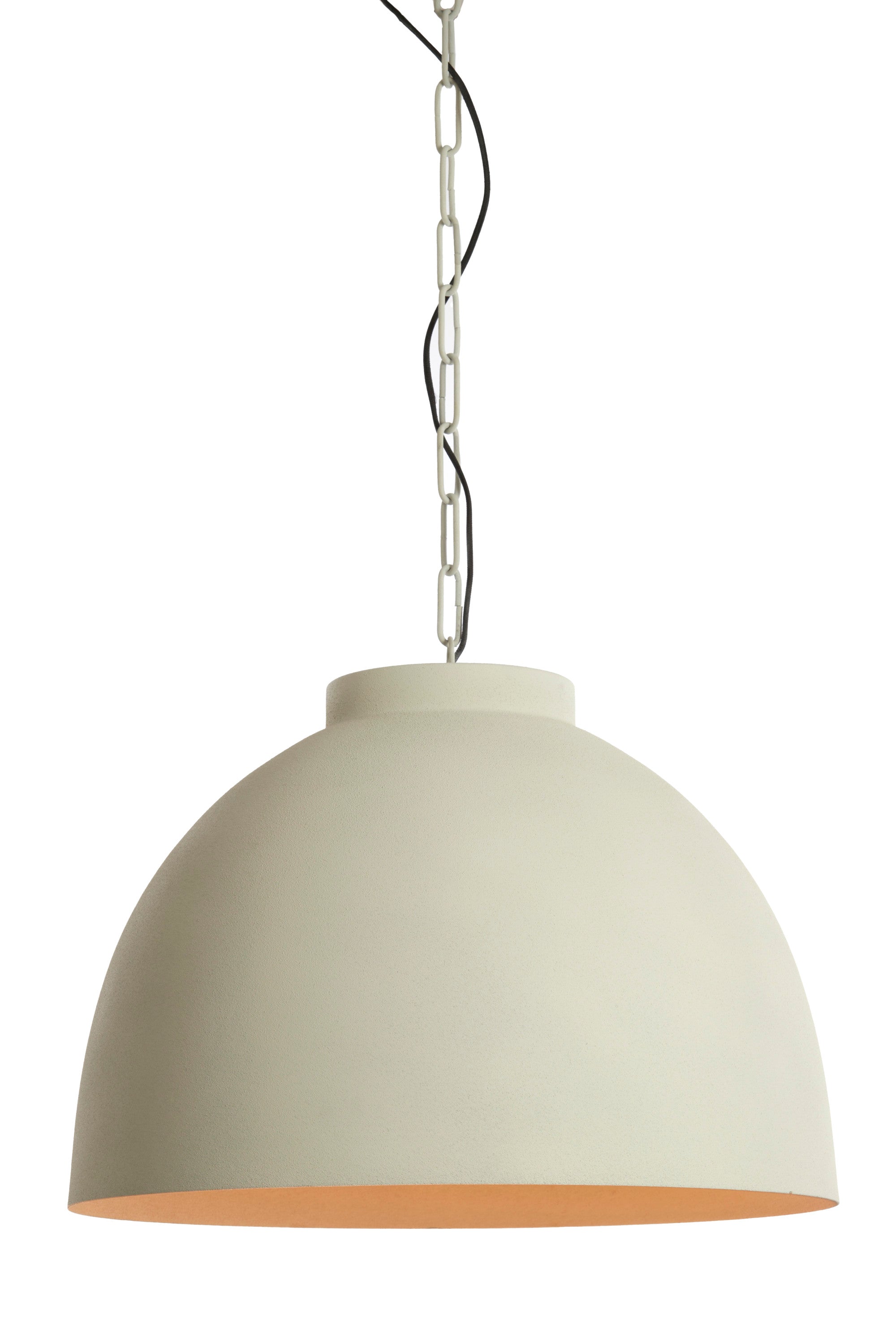 Kylie Cream Metal Pendant Light 60cm