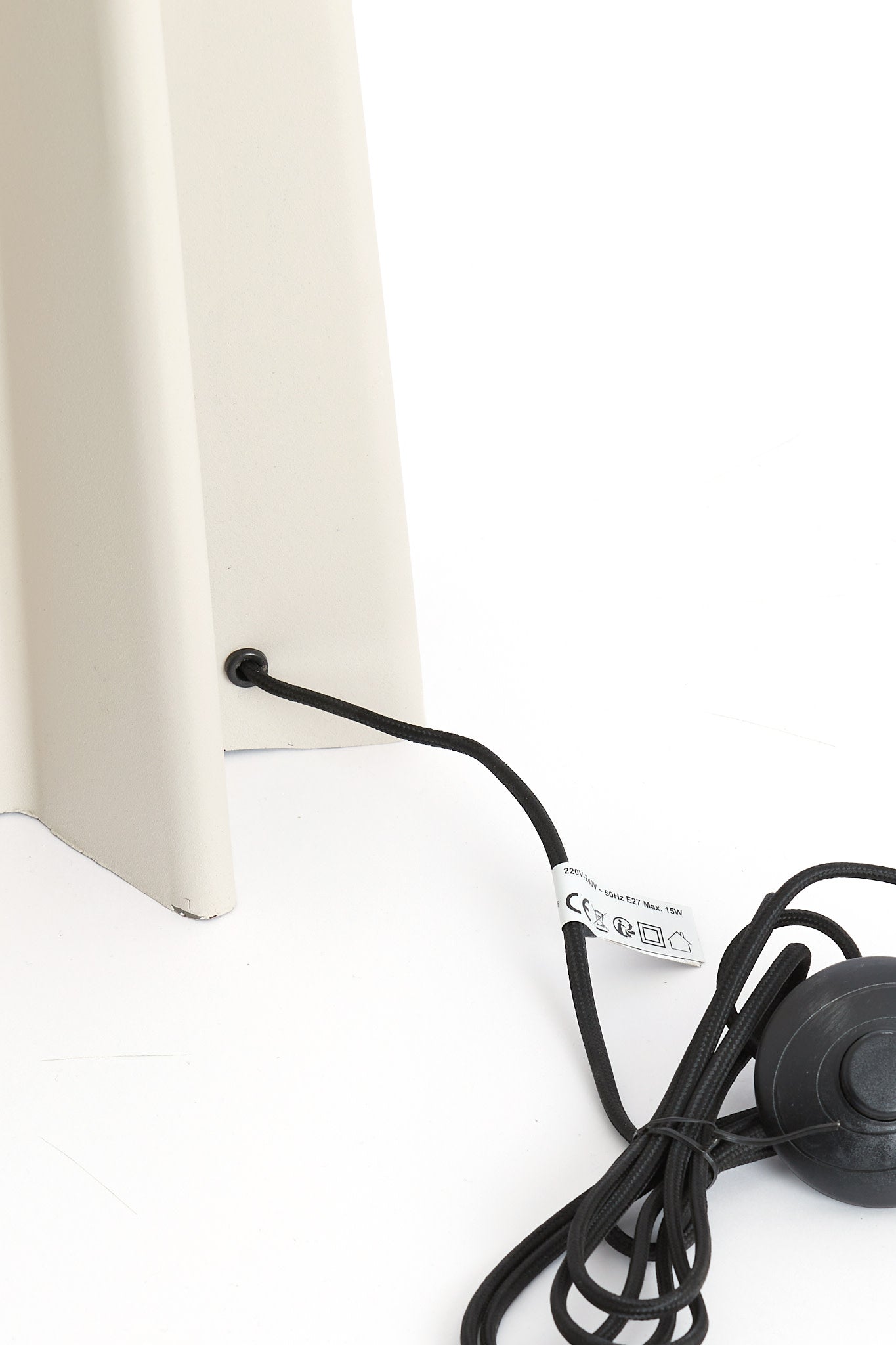 Kuala Matt Beige Metal Floor Lamp Base