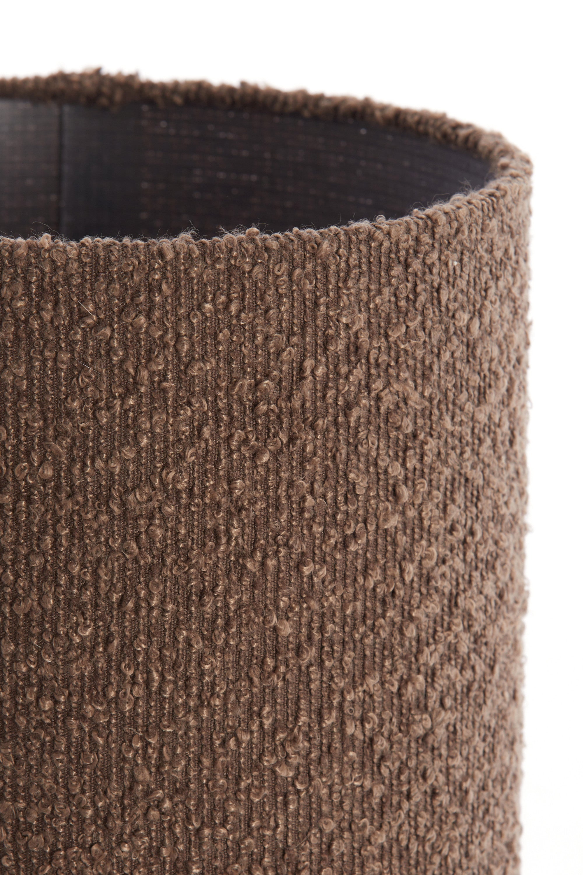 Micky Brown Bouclé Table Lamp