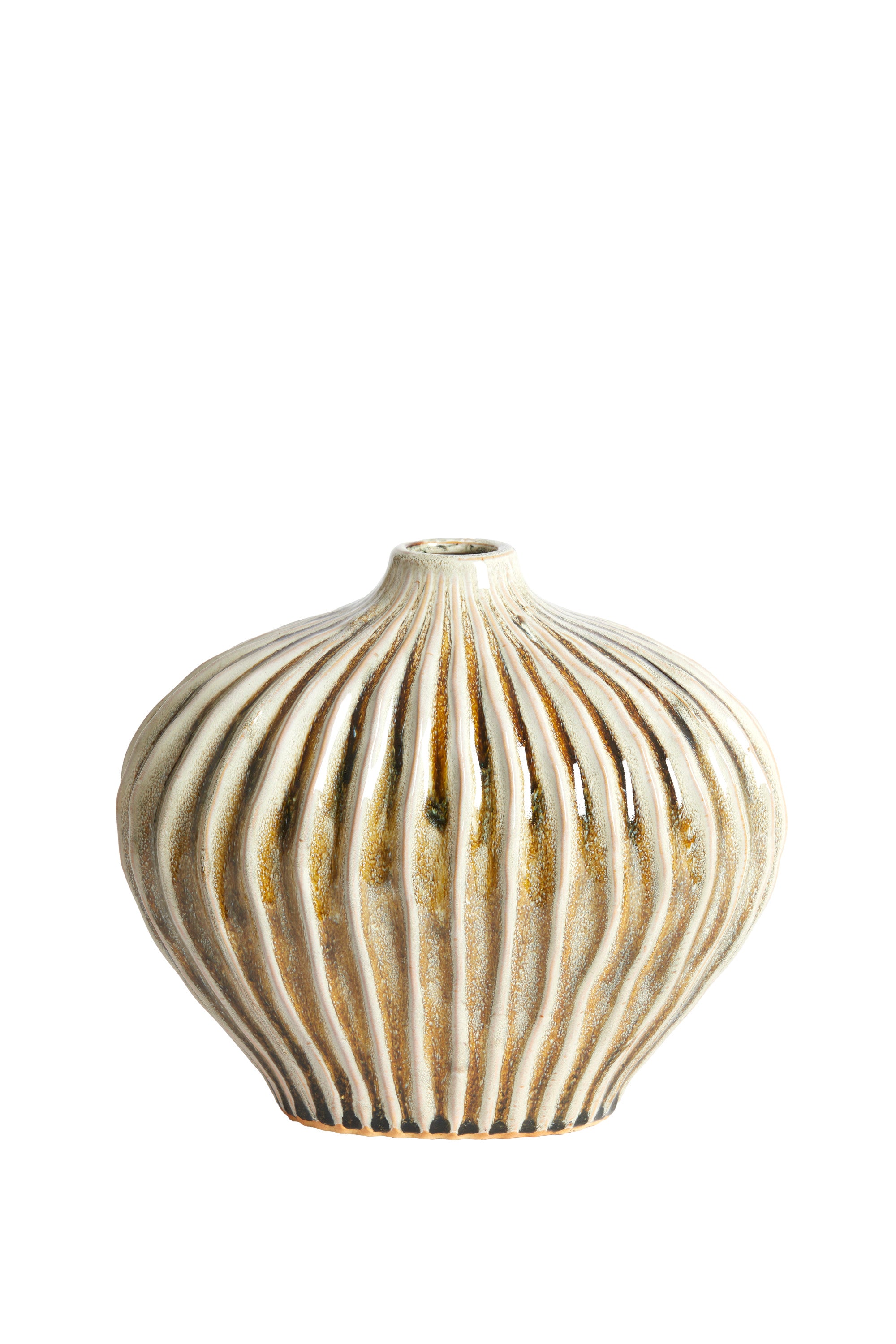 Lorito Olive Green Ceramic Vase 25cm