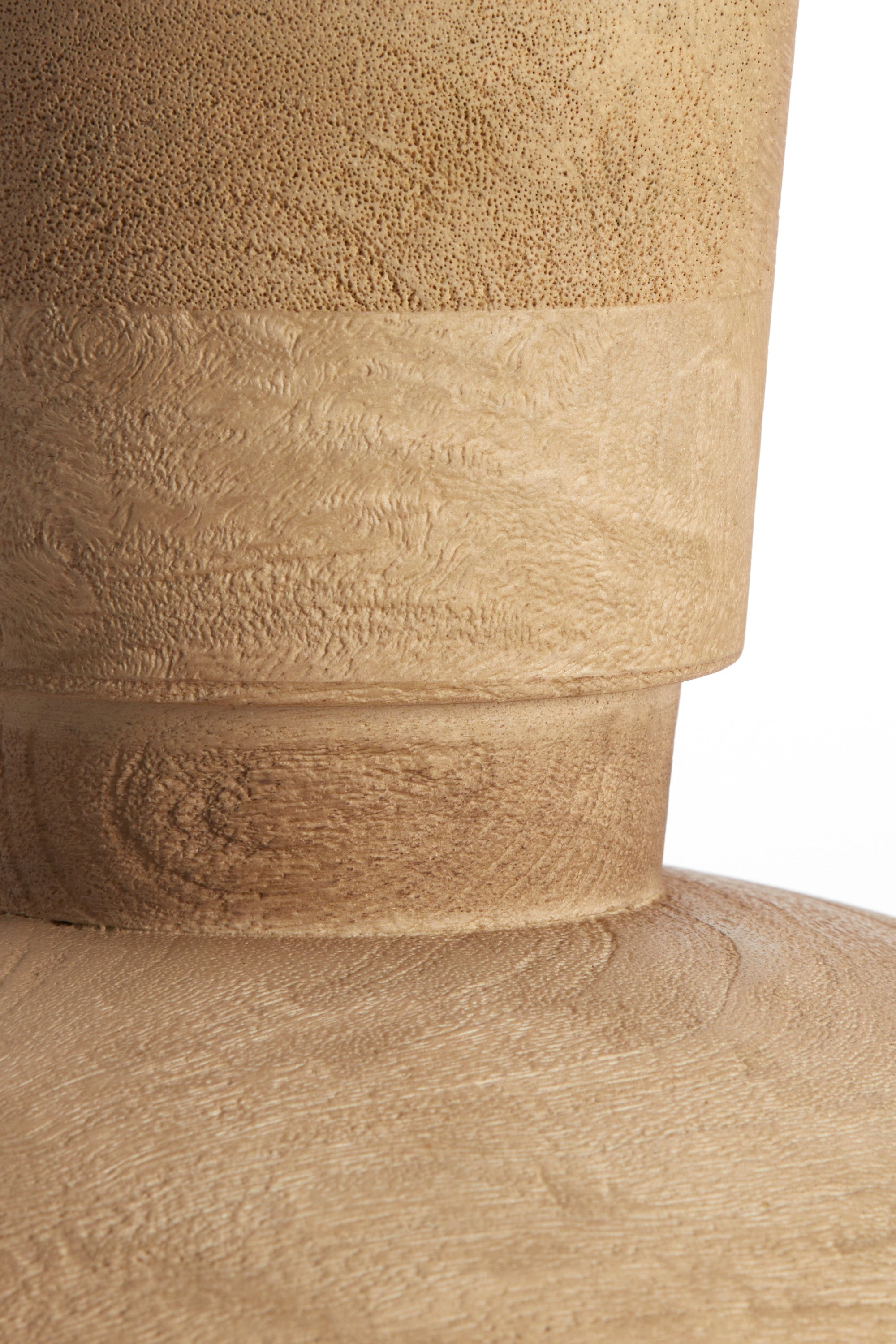 Fiera Matt Natural Wood Table Lamp Base 31cm