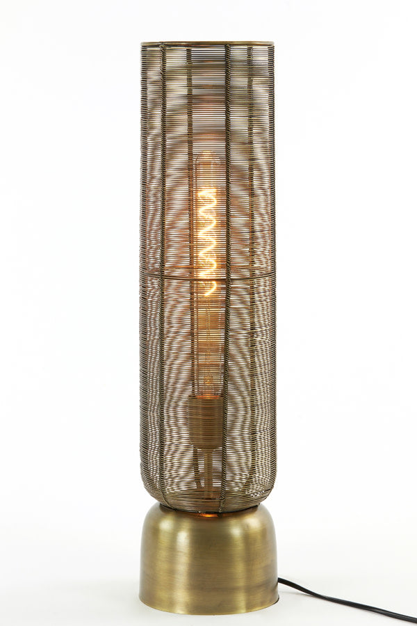 Lezuza Antique Bronze Metal Table Lamp 60.5cm