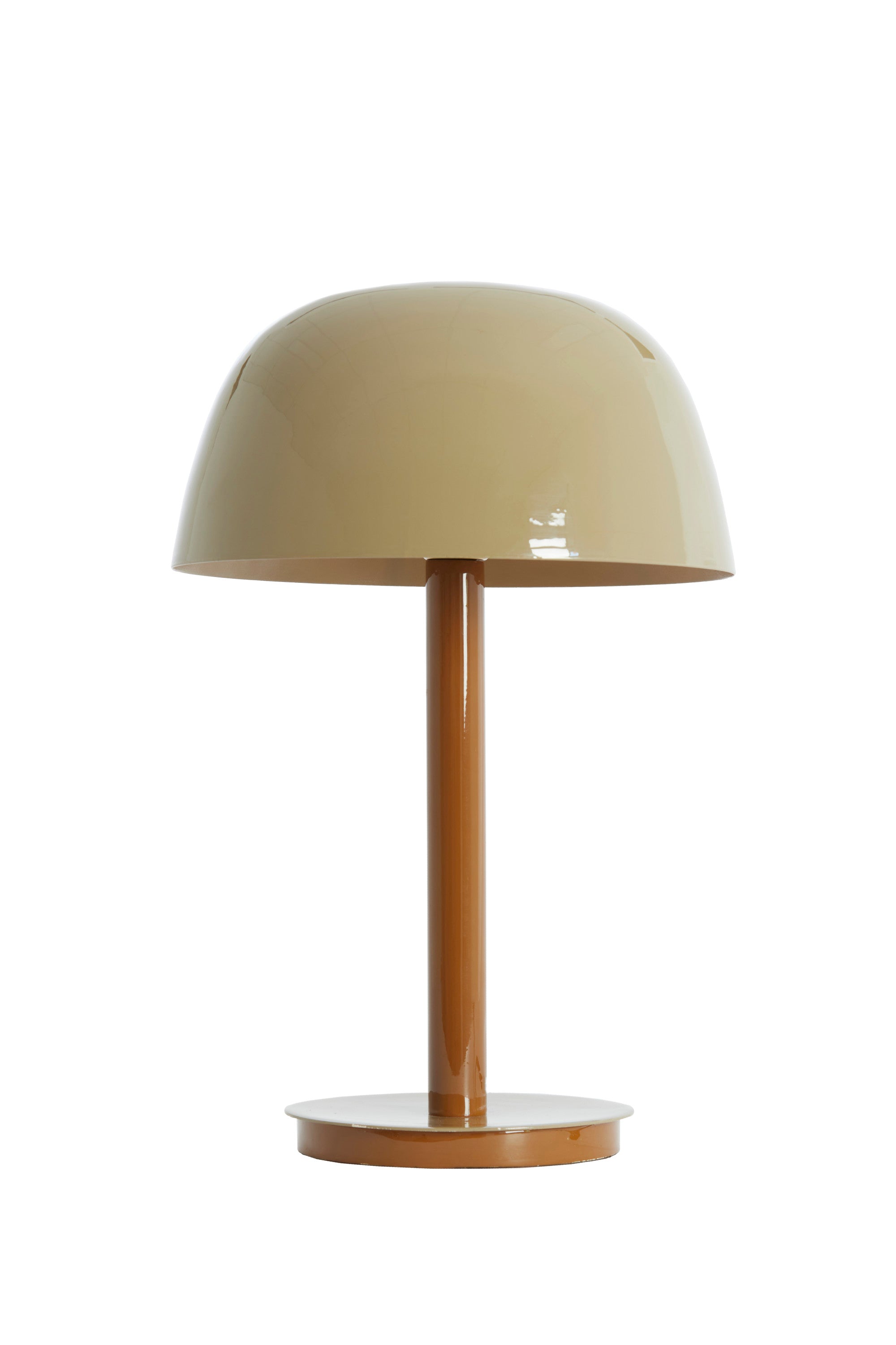 Marivet Sand & Brown Metal Table Lamp 48cm