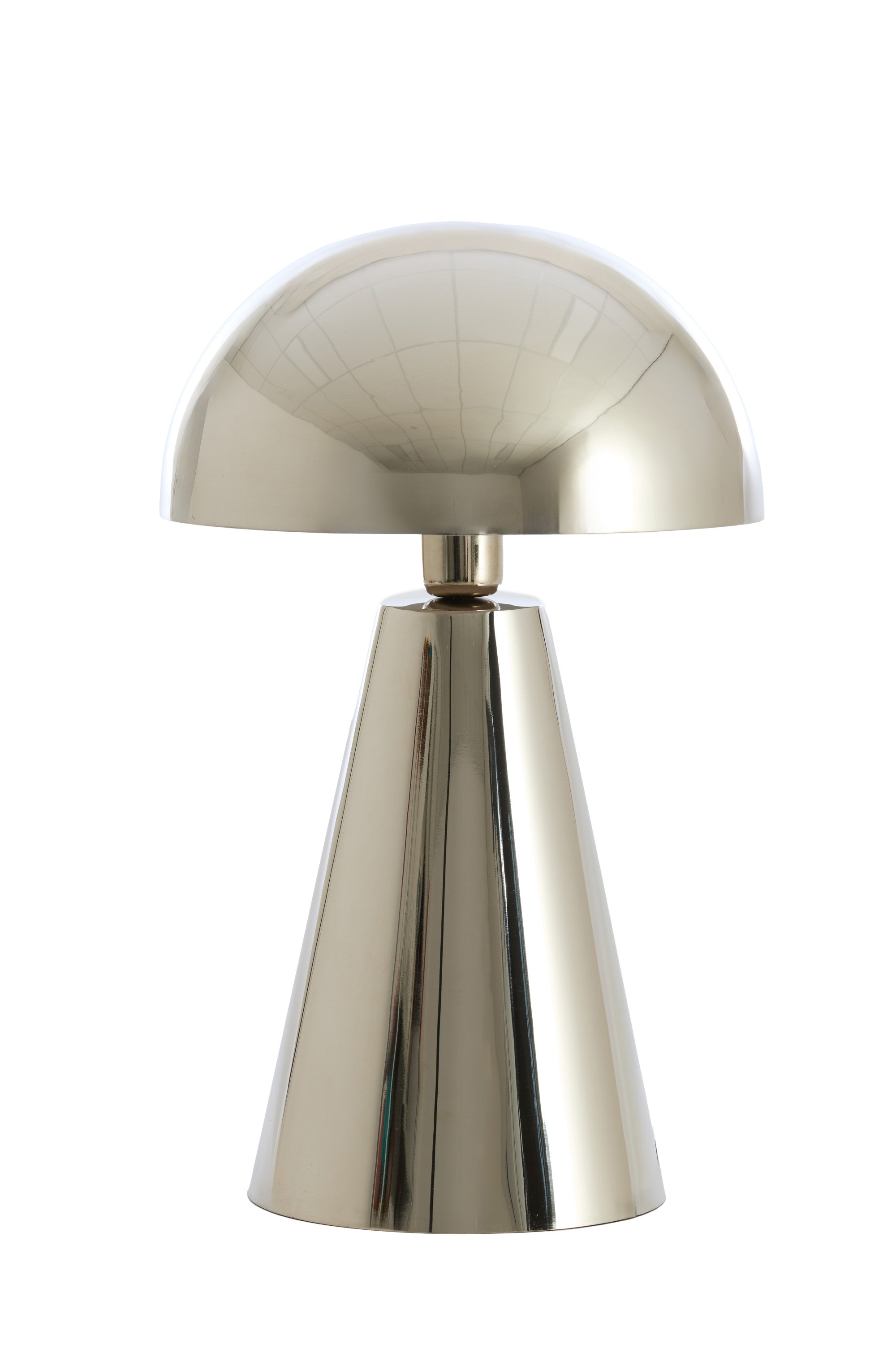 Surrina Gloss Nickel Metal Table Lamp 49cm