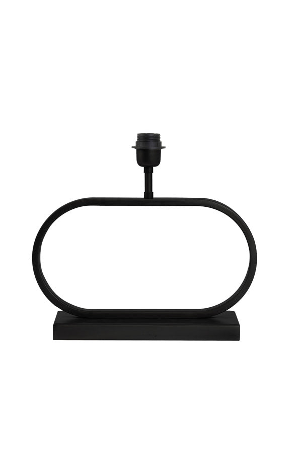 Jamiro Matt Black Metal Small Table Lamp Base 29cm