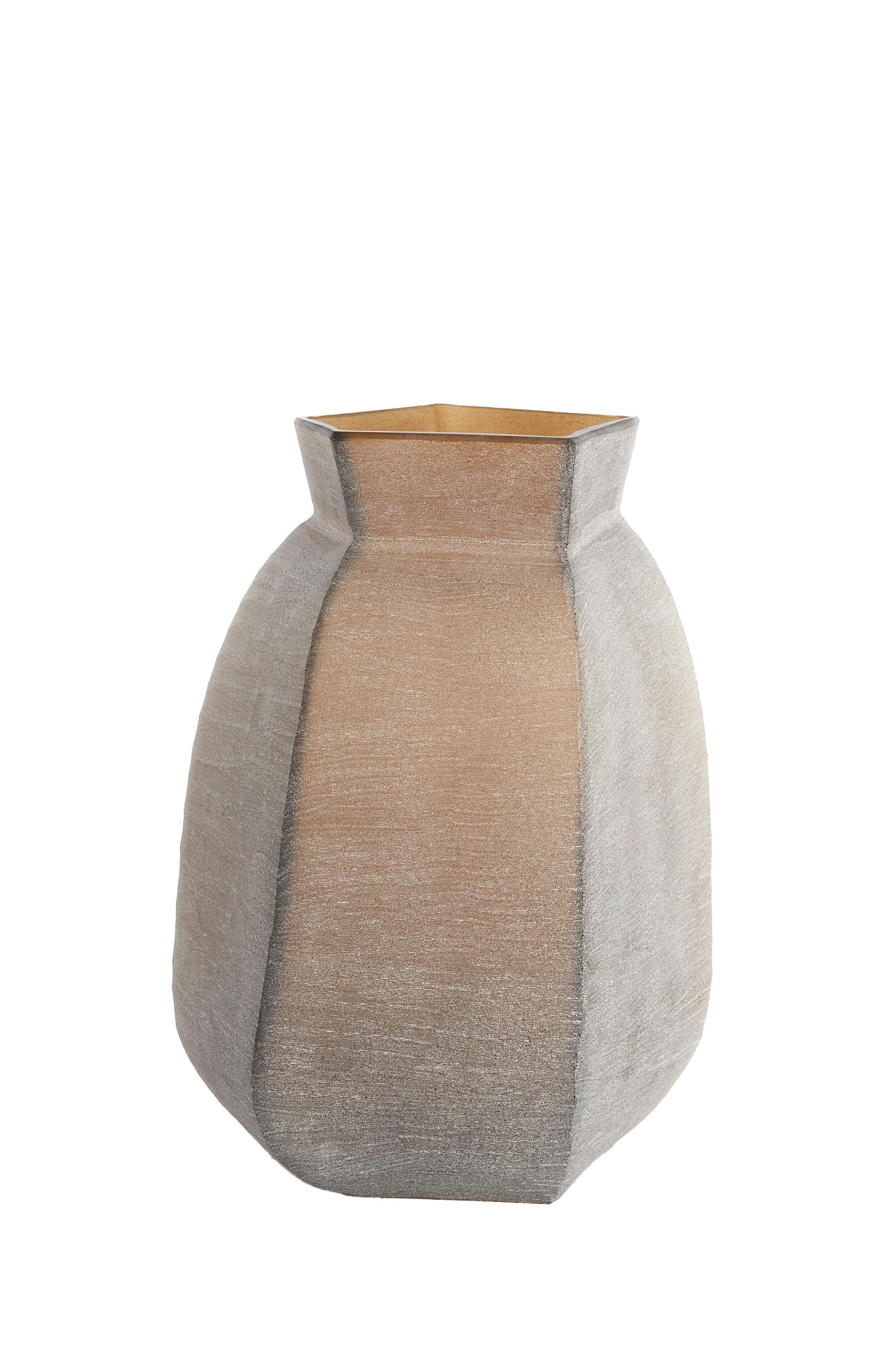 Veliko Dark Brown Glass Vase 40cm