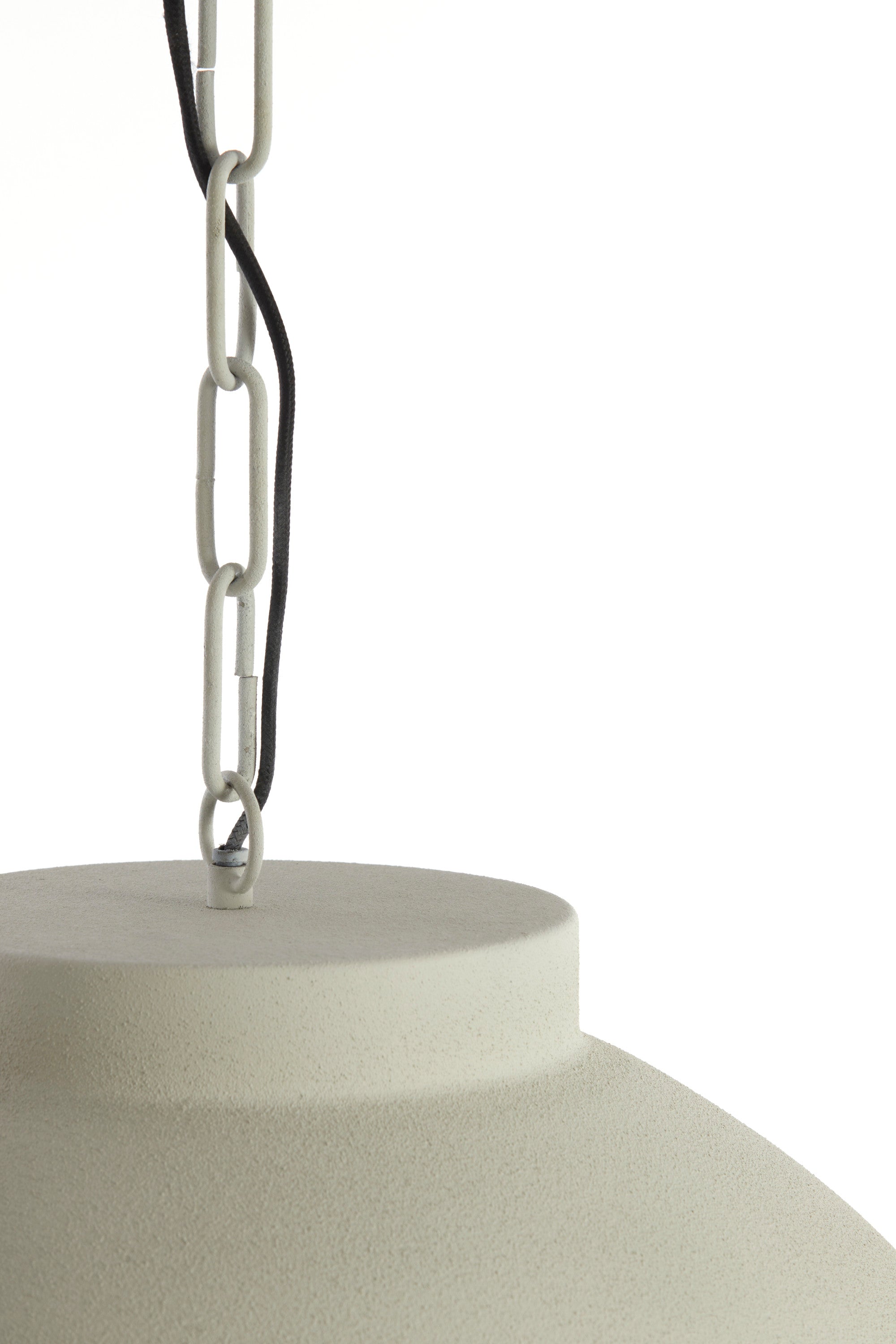 Kylie Cream Metal Pendant Light 60cm