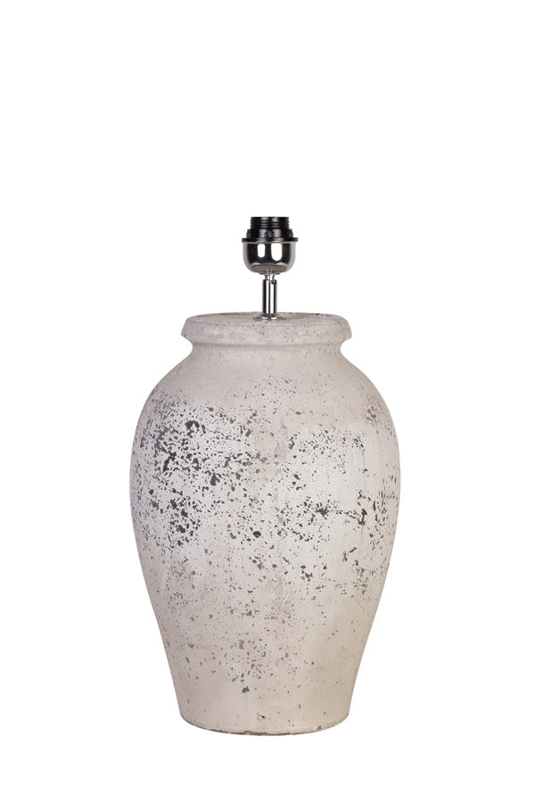 Vulsini Antique Grey Ceramic Table Lamp Base