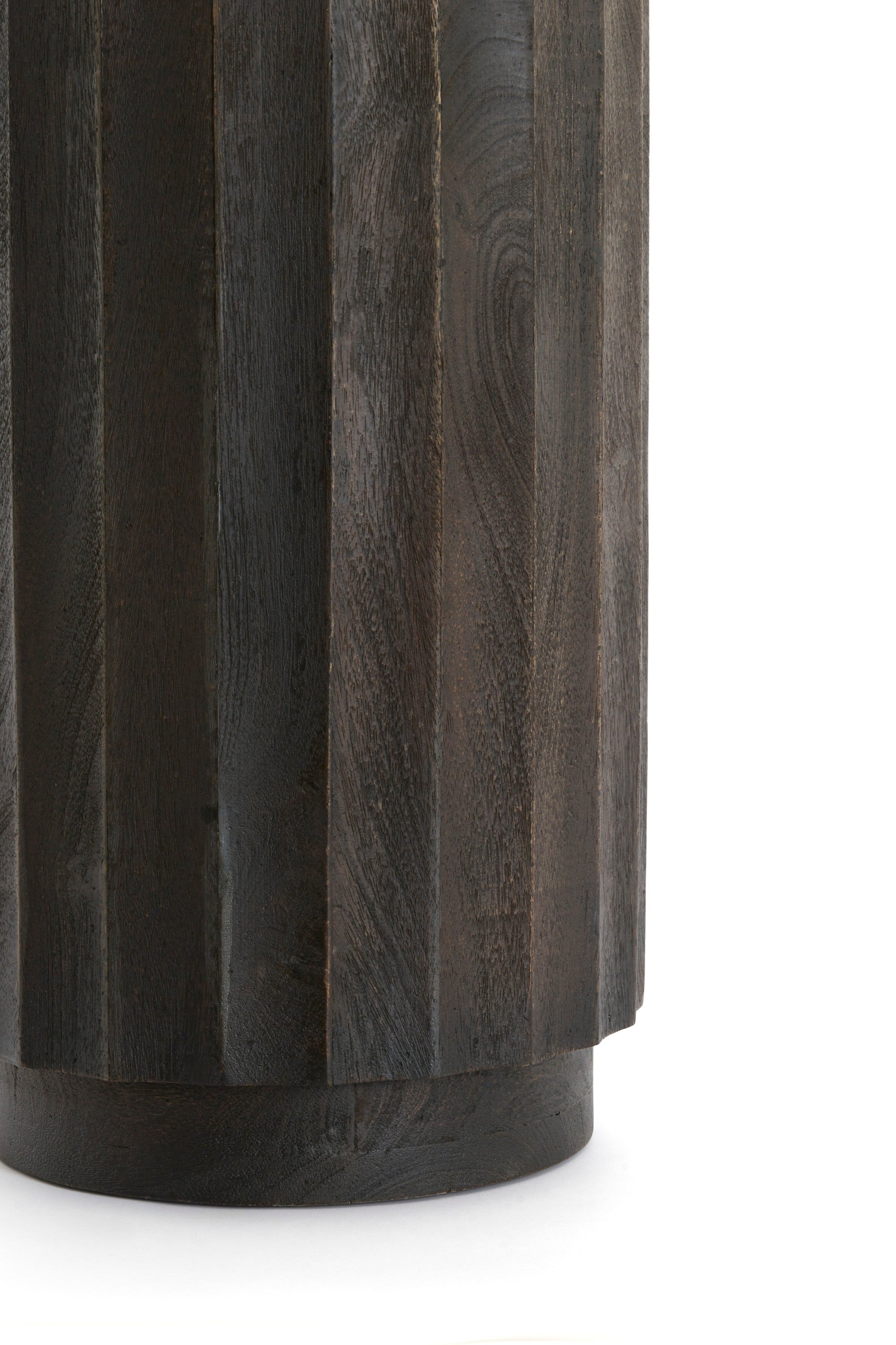 Ellena Matt Dark Russet Wood Plinth 80cm