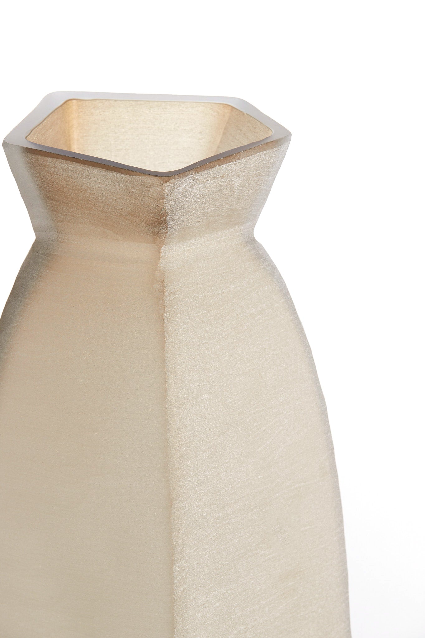Veliko Light Brown Glass Vase 50.5cm