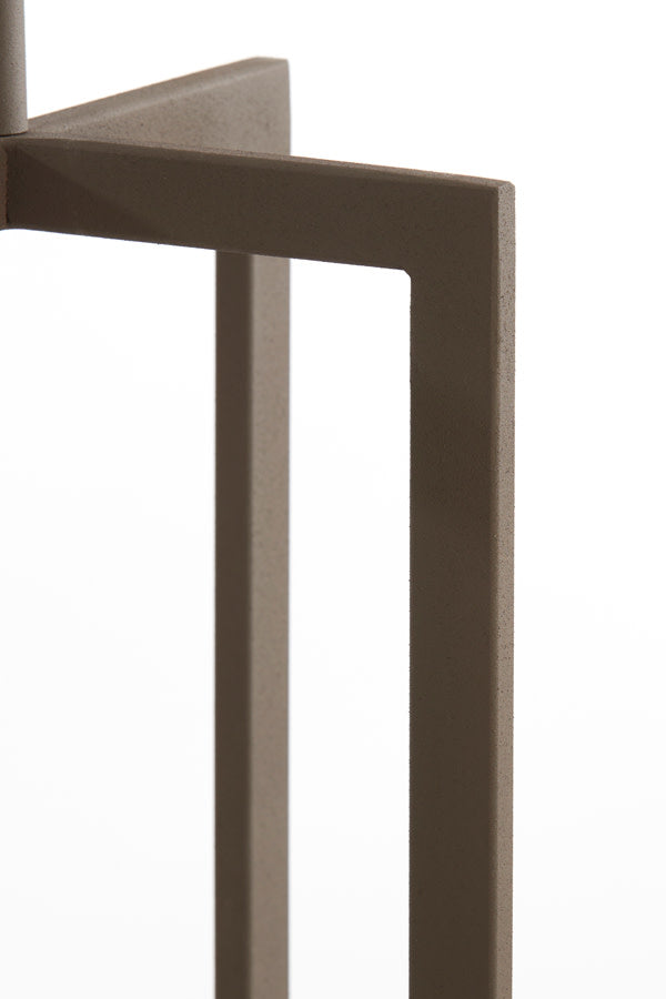 Mace Brown Metal Floor Lamp Base
