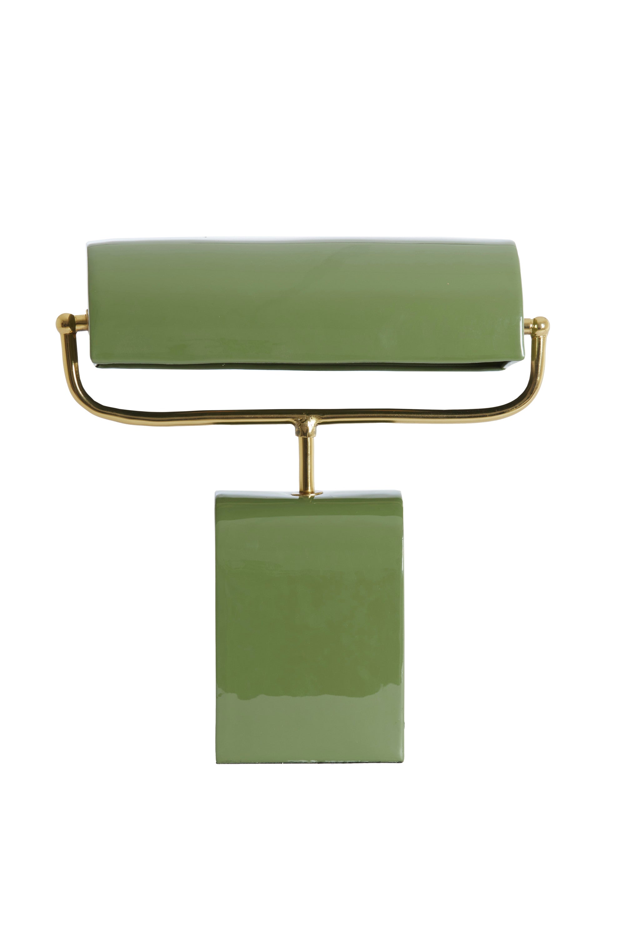 Cardona Light Green & Gold Metal Table Lamp