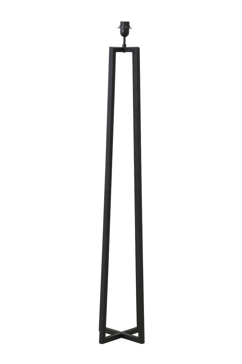 Miley Matt Black Metal Floor Lamp Base