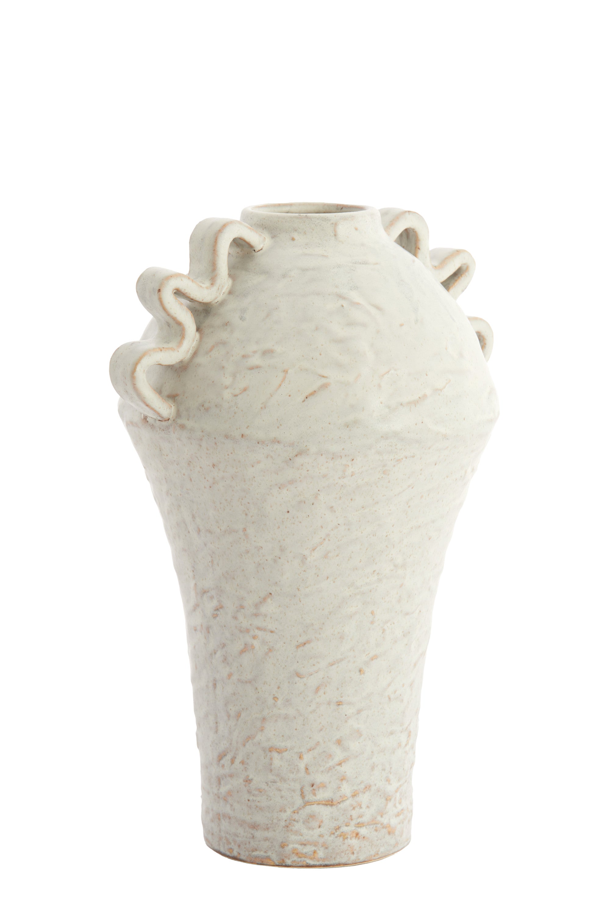 Volca Cream Ceramic Vase 35cm