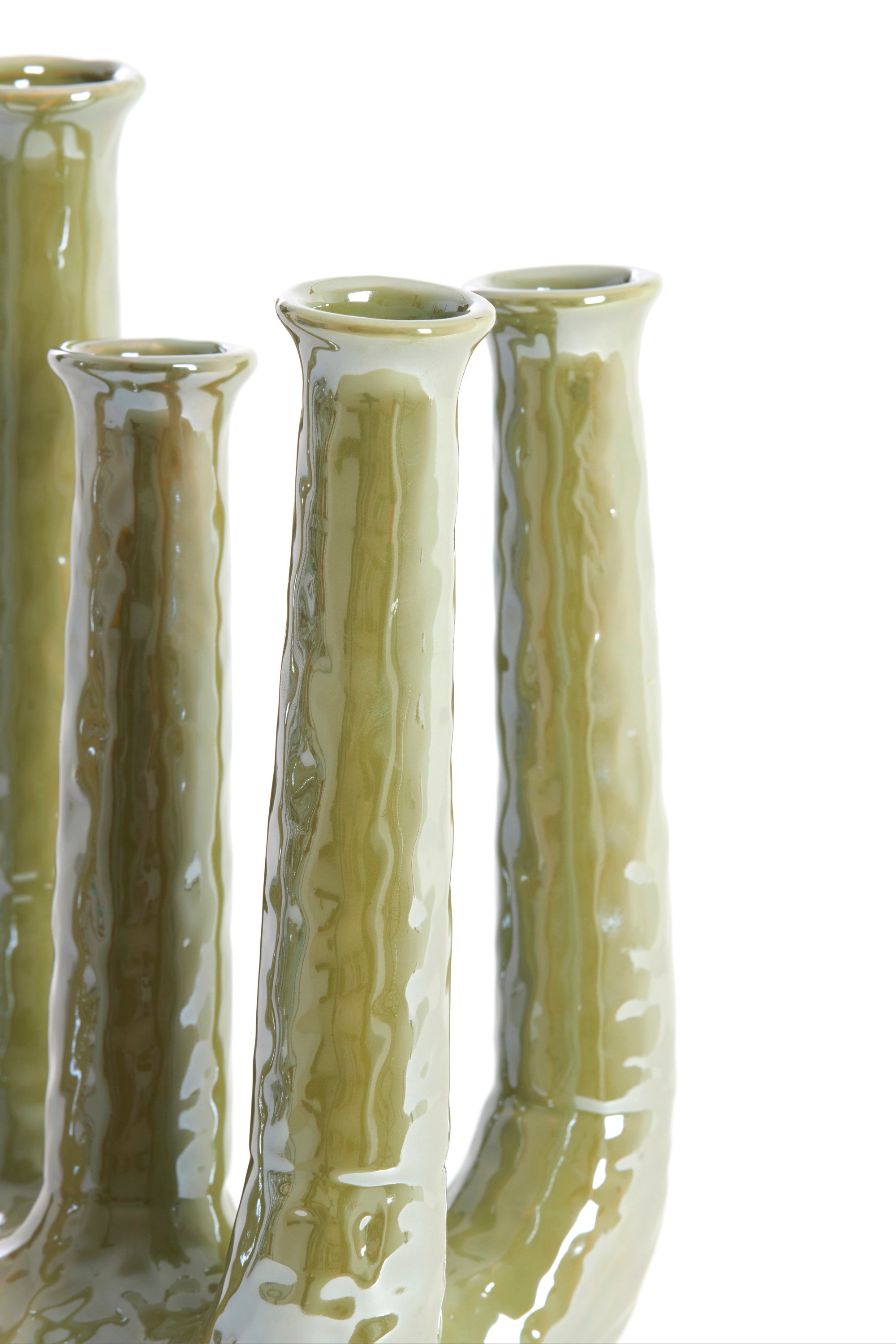 Leonjo Oil Light Green Ceramic Vase 36cm
