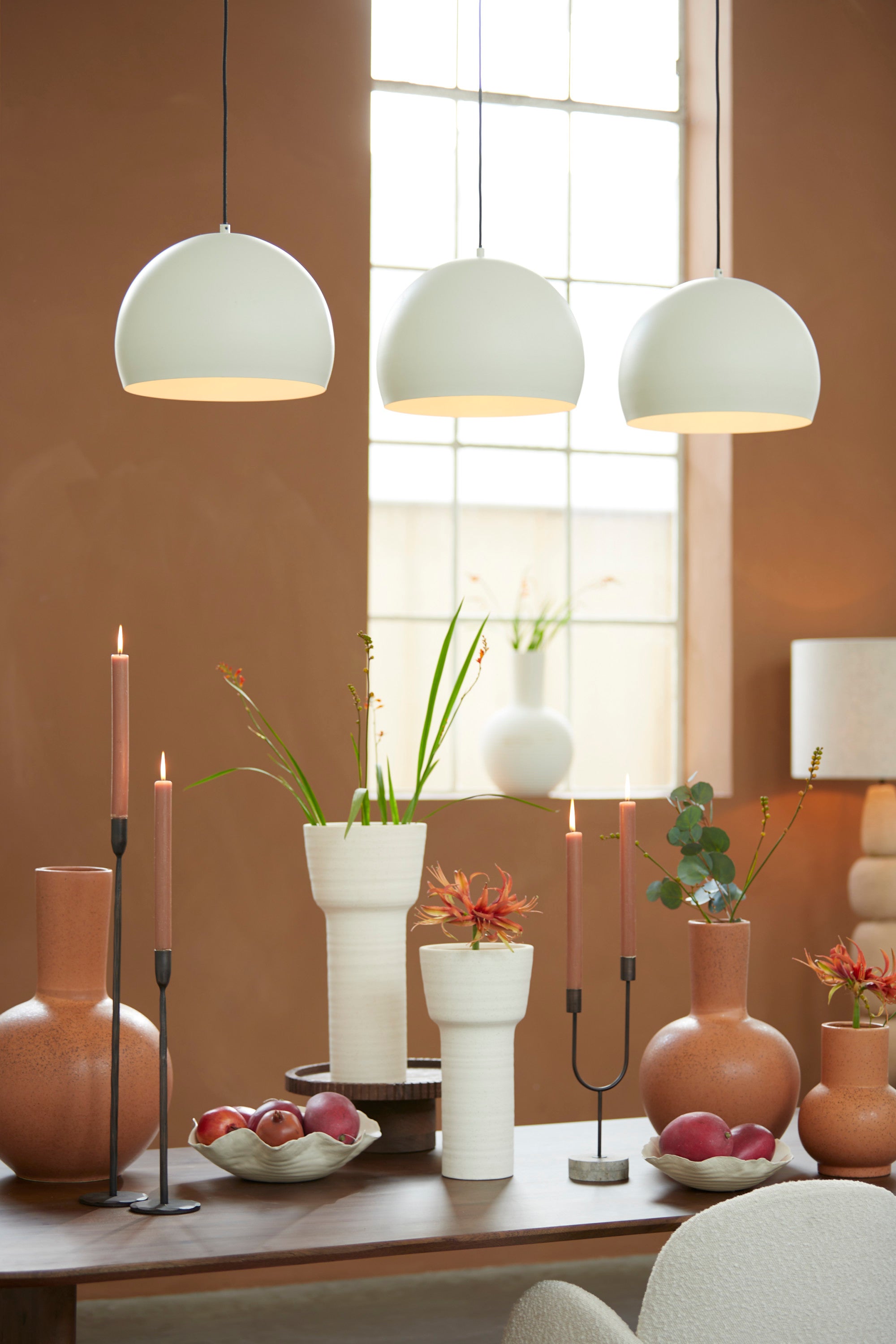 Jaicey Light Grey 3 Light Pendant Light