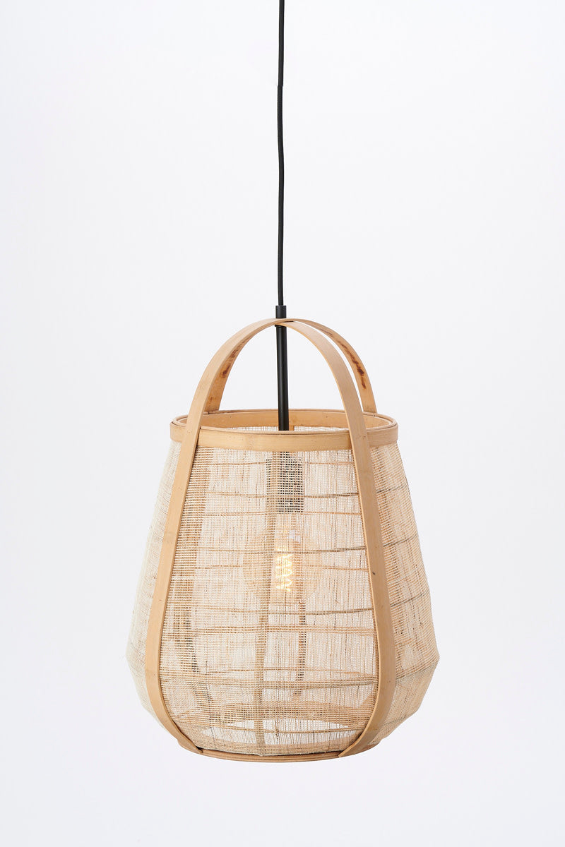 Jacinto Natural Bamboo Pendant Light 38cm