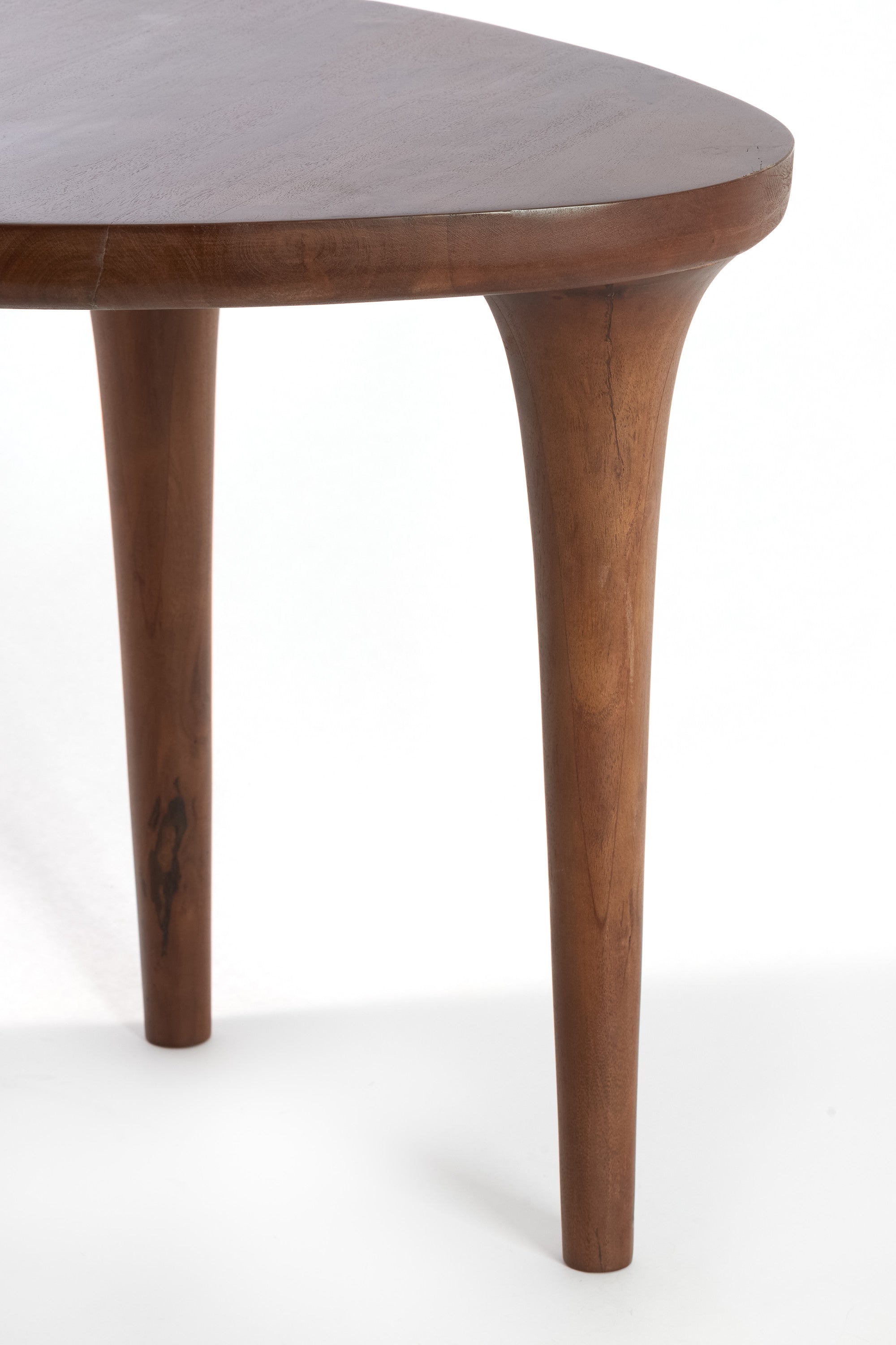 Zulio Dark Brown Acacia Wood Side Table