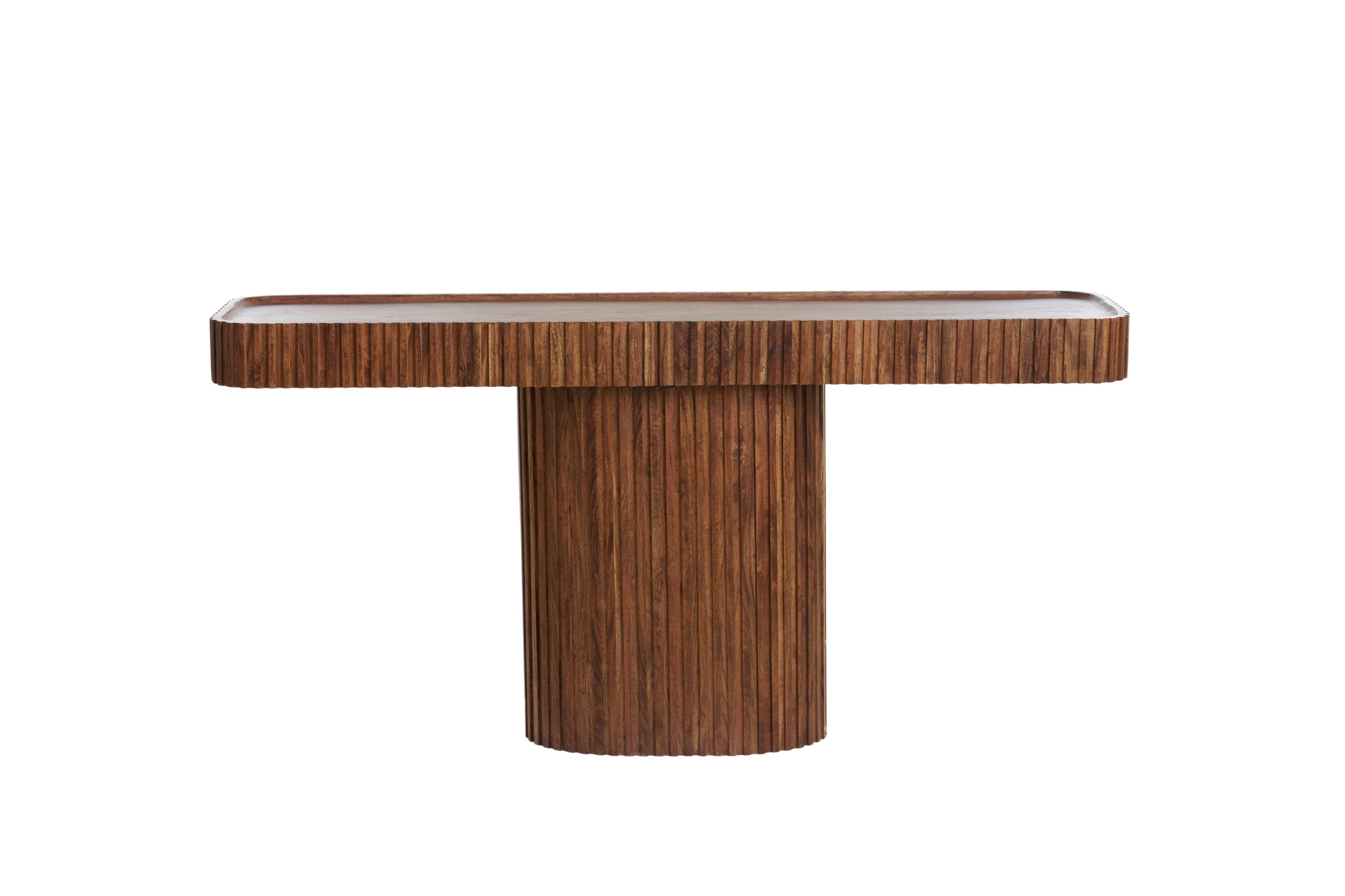 Kioto Brown Acacia Wood Console Table