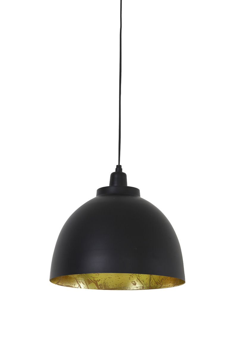 Kylie Black/Gold Metal Pendant Light 30cm