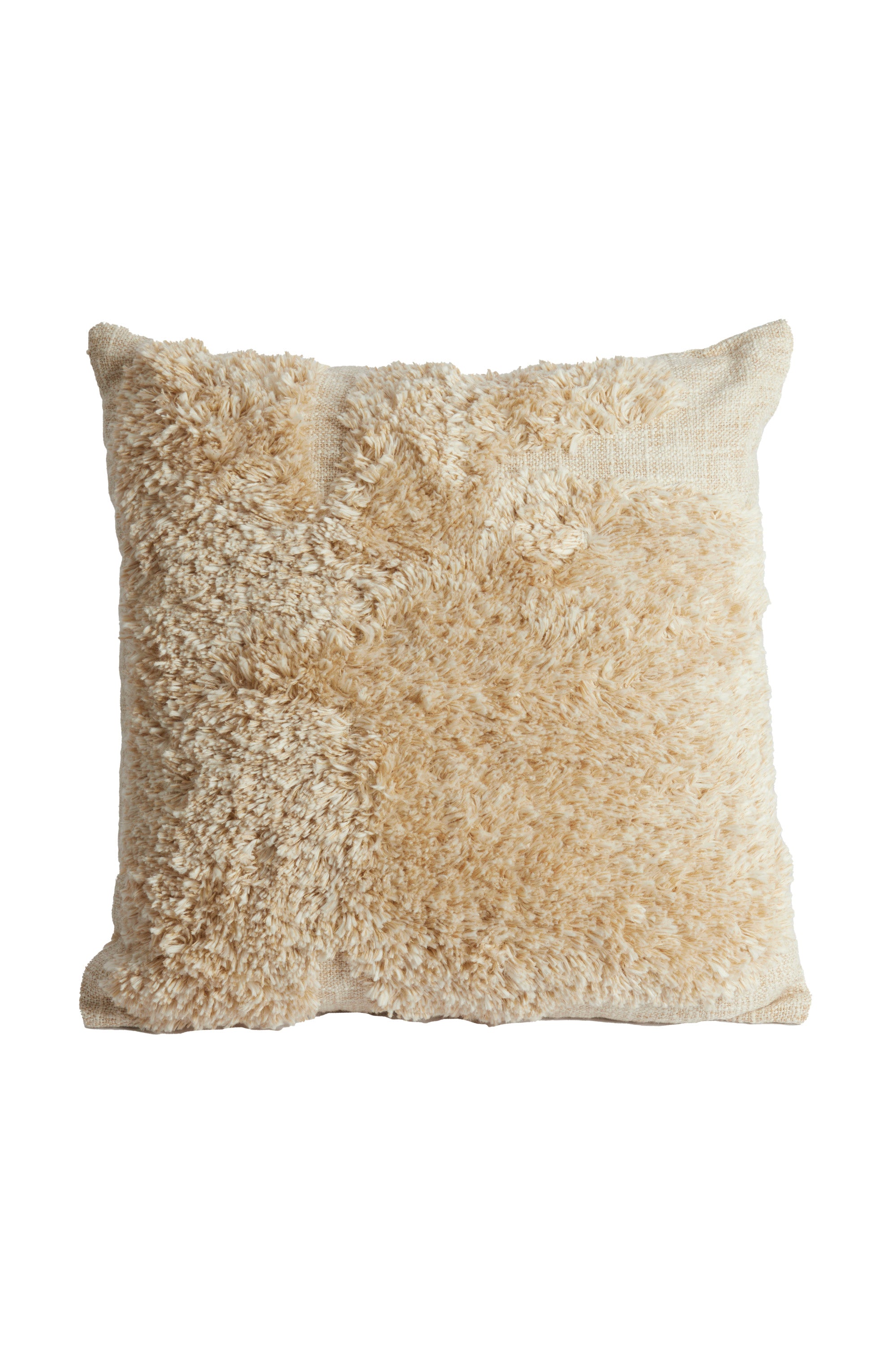 Javea Cream Textured Square Cushion 50x50cm