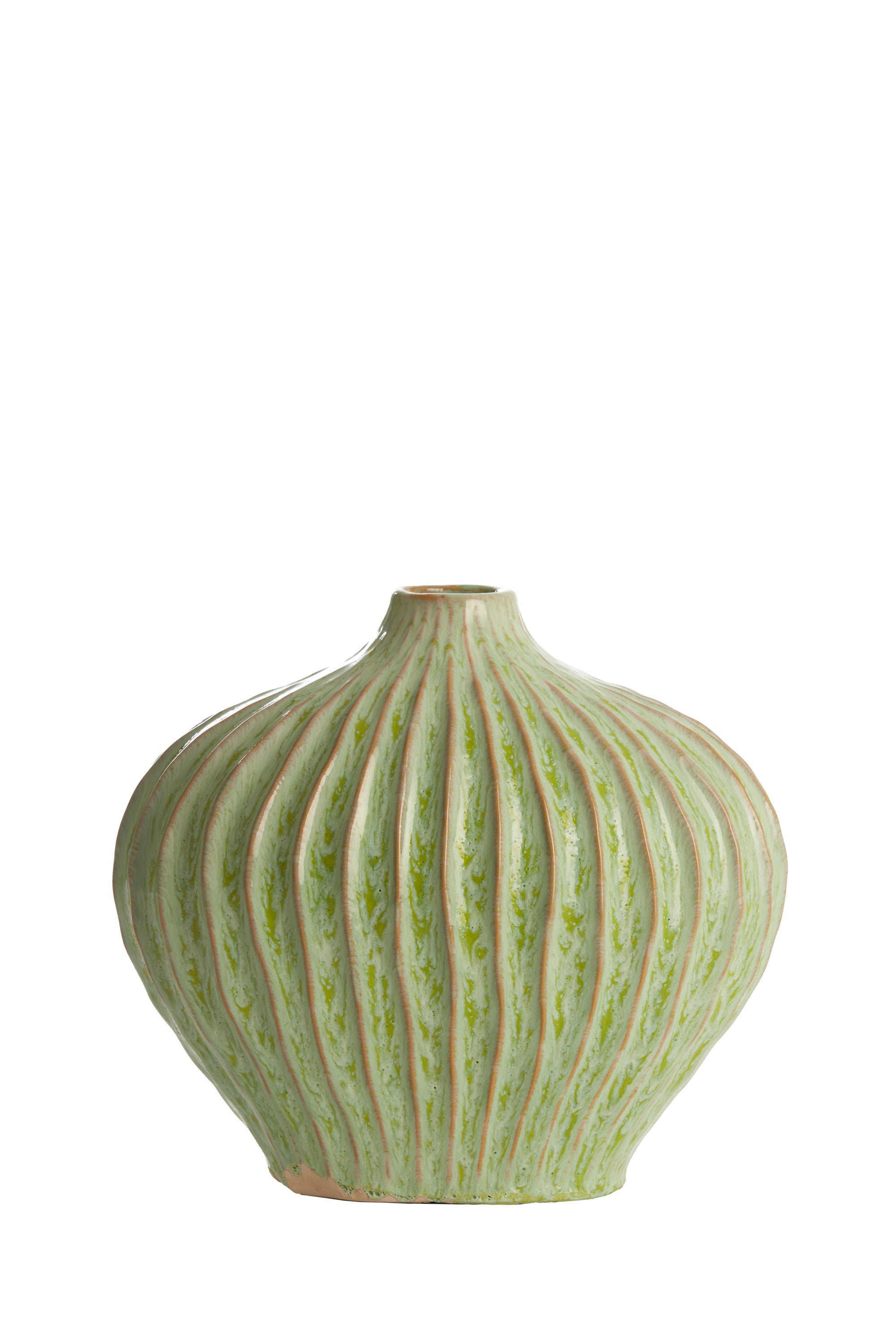 Lorito Mint Green Ceramic Vase 25cm