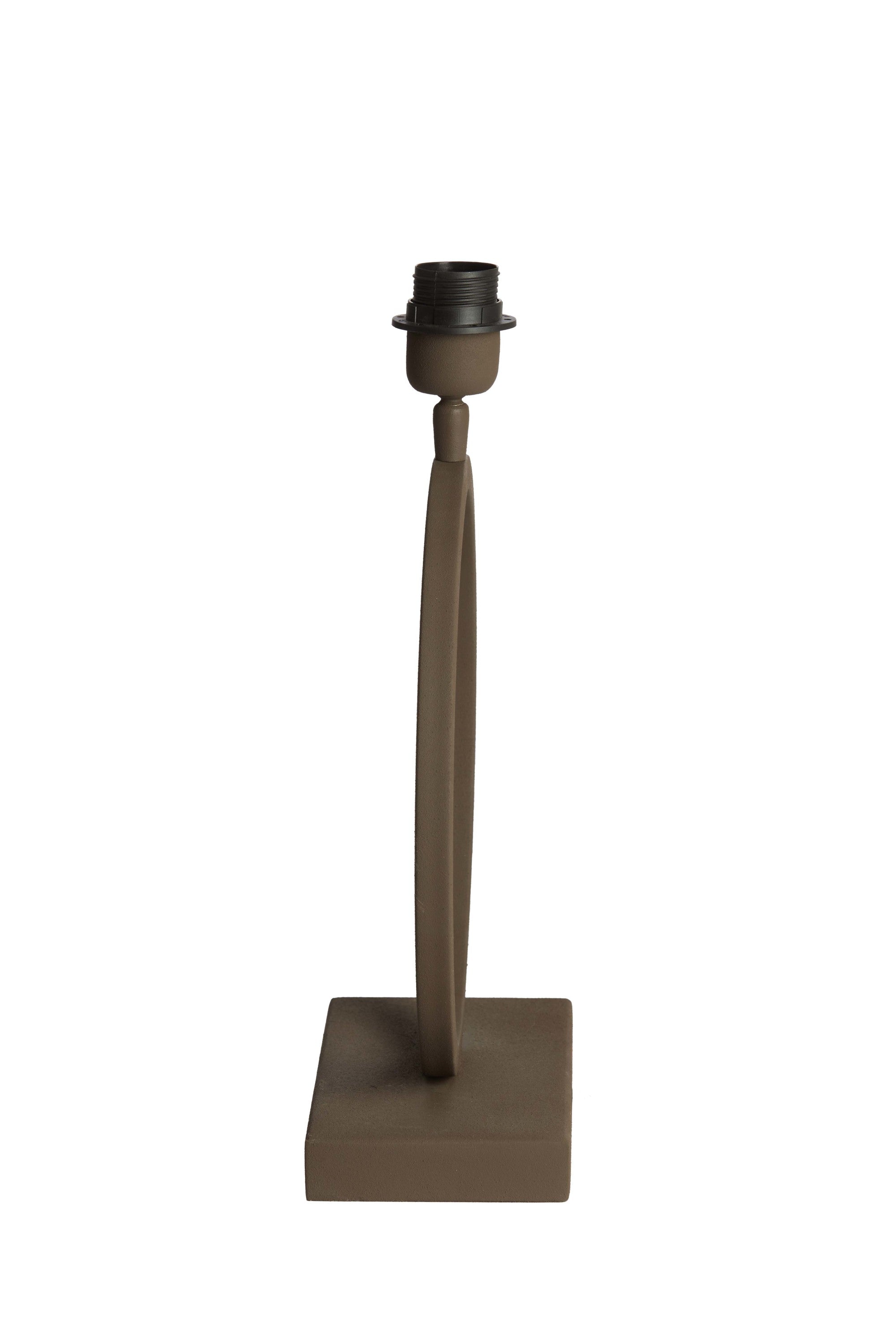 Liva Brown Metal Table Lamp Base 43cm